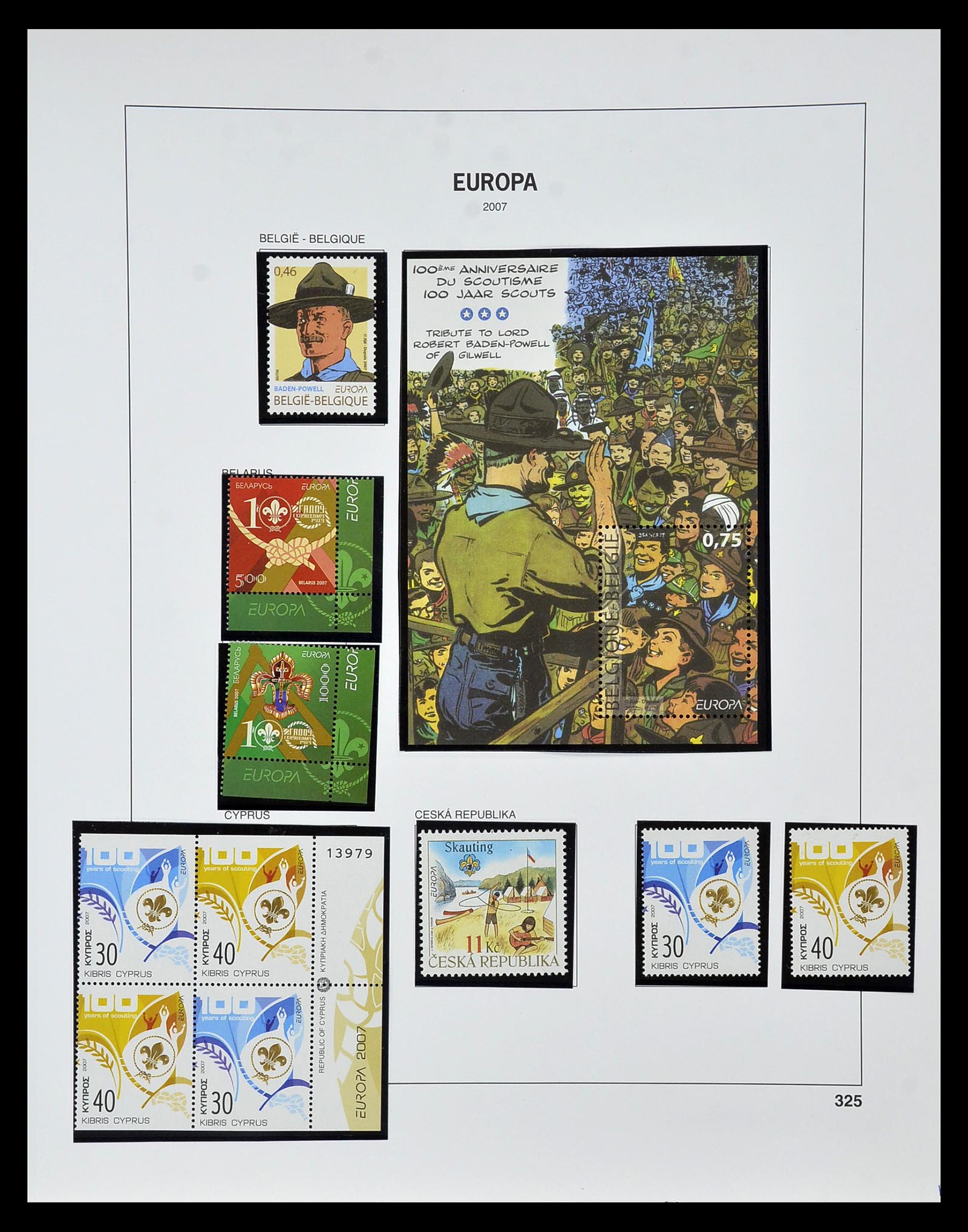 34605 006 - Postzegelverzameling 34605 Europa CEPT 1949-2010.