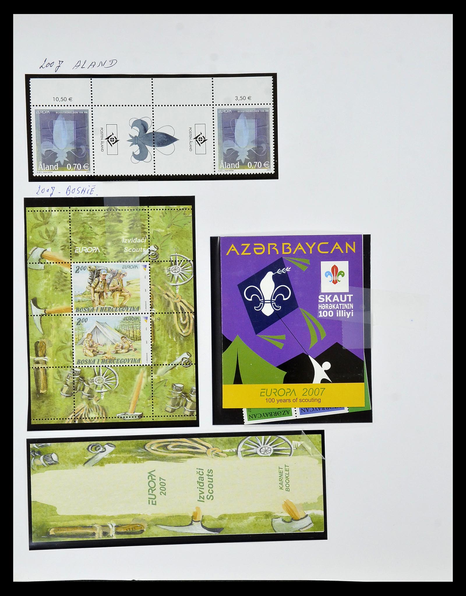 34605 007 - Postzegelverzameling 34605 Europa CEPT 1949-2010.