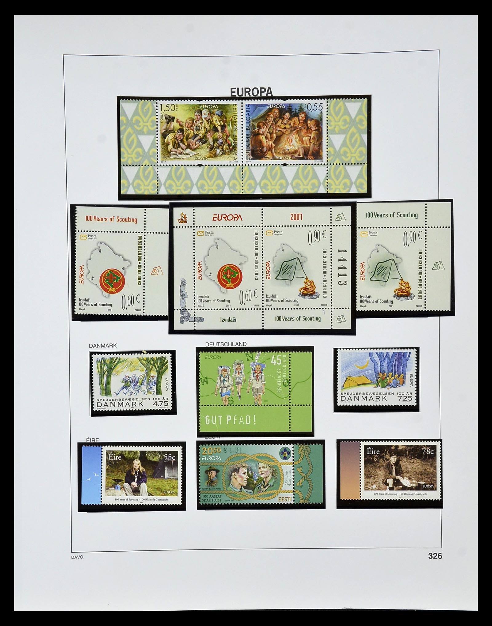 34605 008 - Stamp Collection 34605 Europa CEPT 1949-2010.