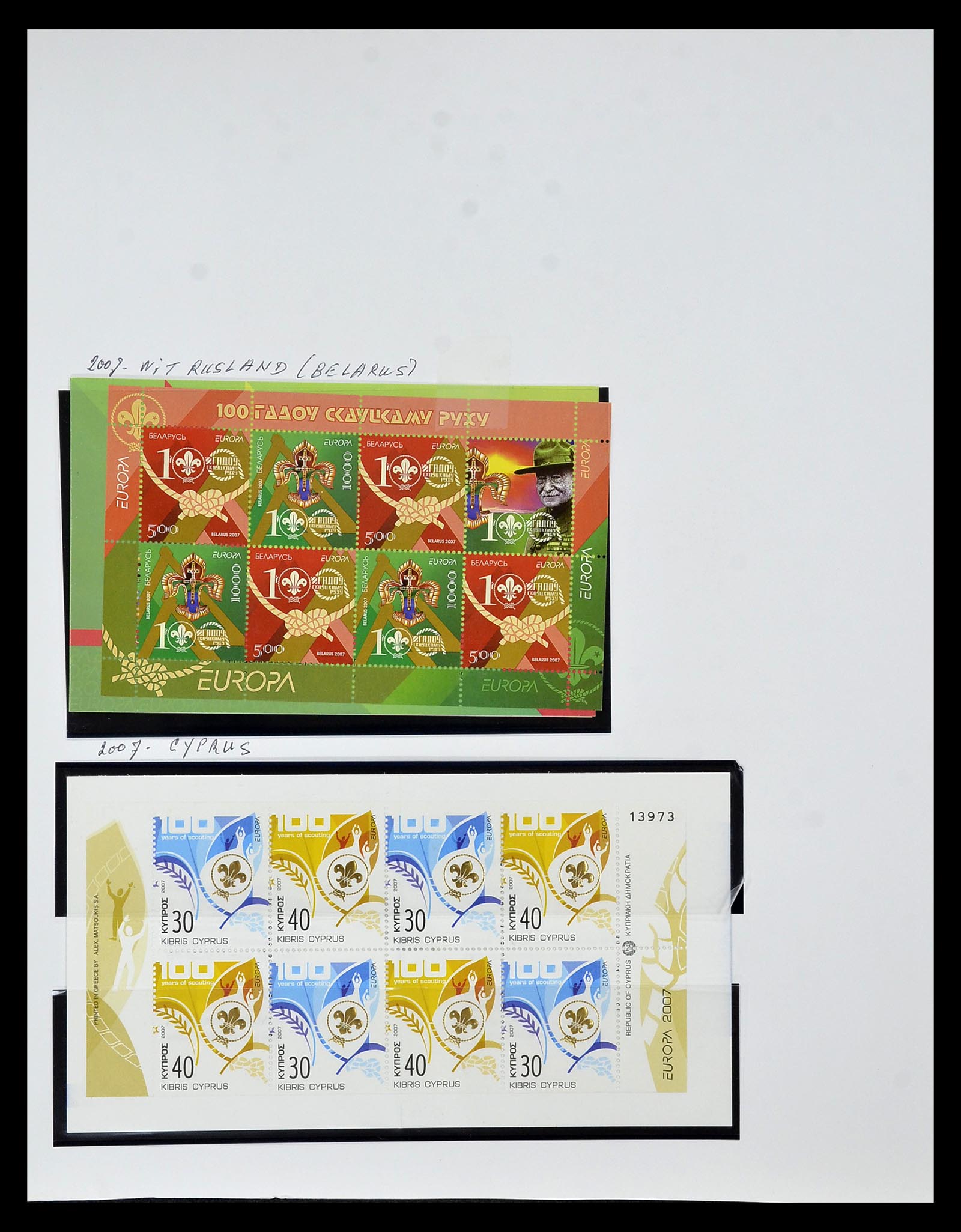 34605 009 - Postzegelverzameling 34605 Europa CEPT 1949-2010.