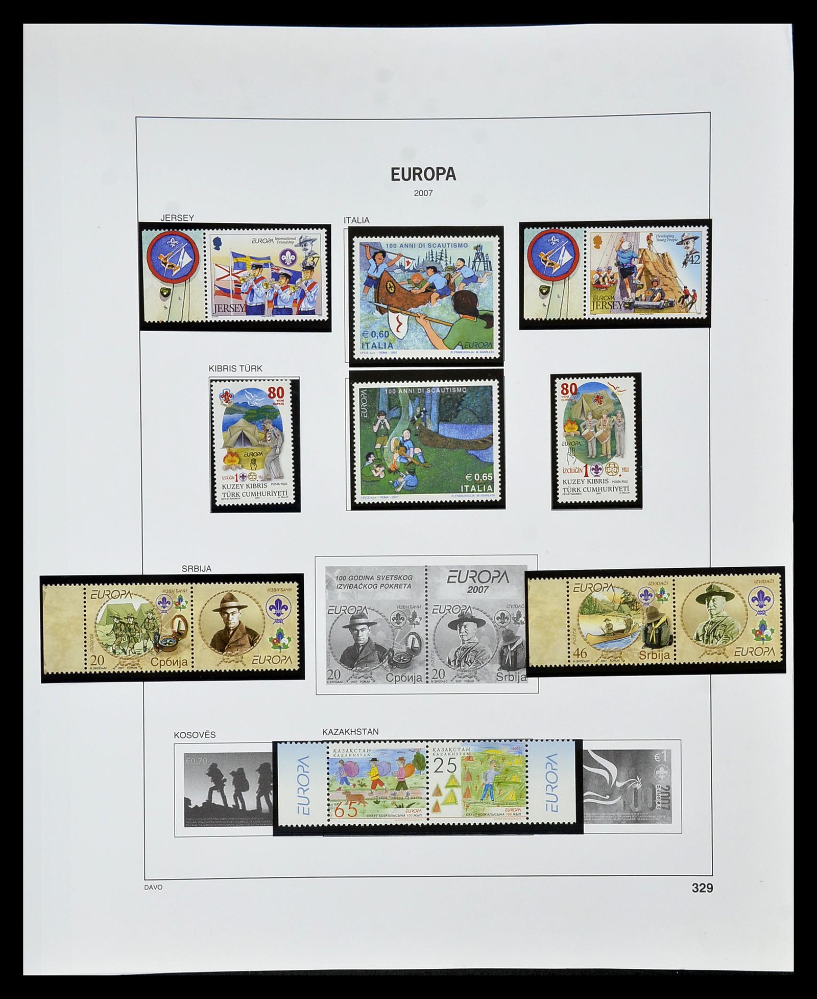 34605 013 - Postzegelverzameling 34605 Europa CEPT 1949-2010.