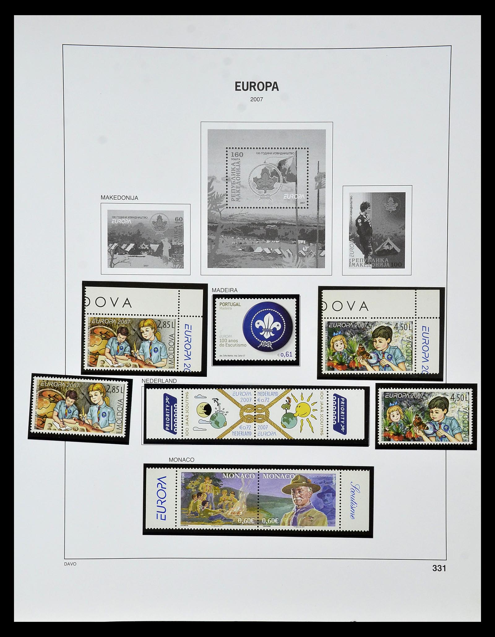 34605 017 - Postzegelverzameling 34605 Europa CEPT 1949-2010.