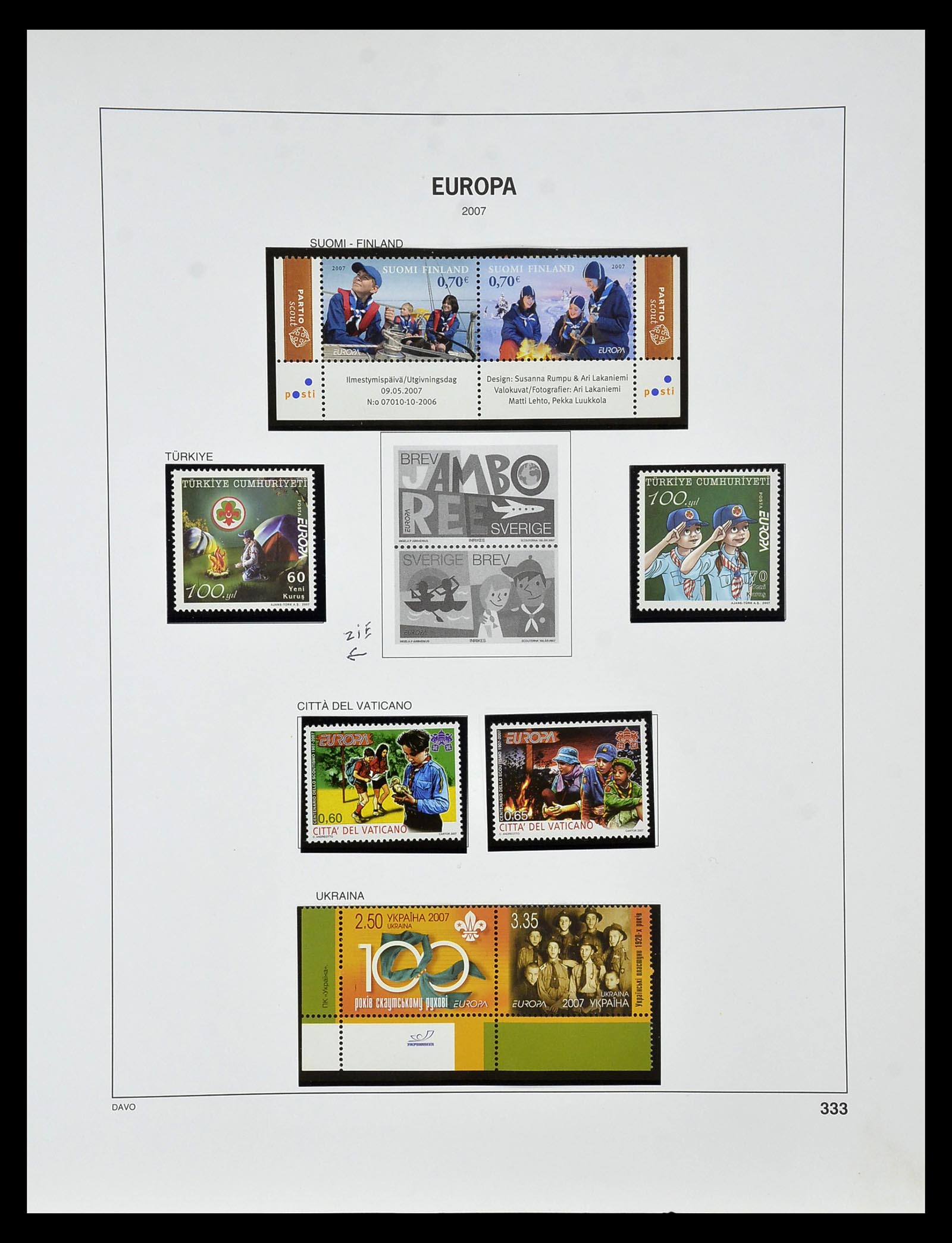 34605 021 - Stamp Collection 34605 Europa CEPT 1949-2010.