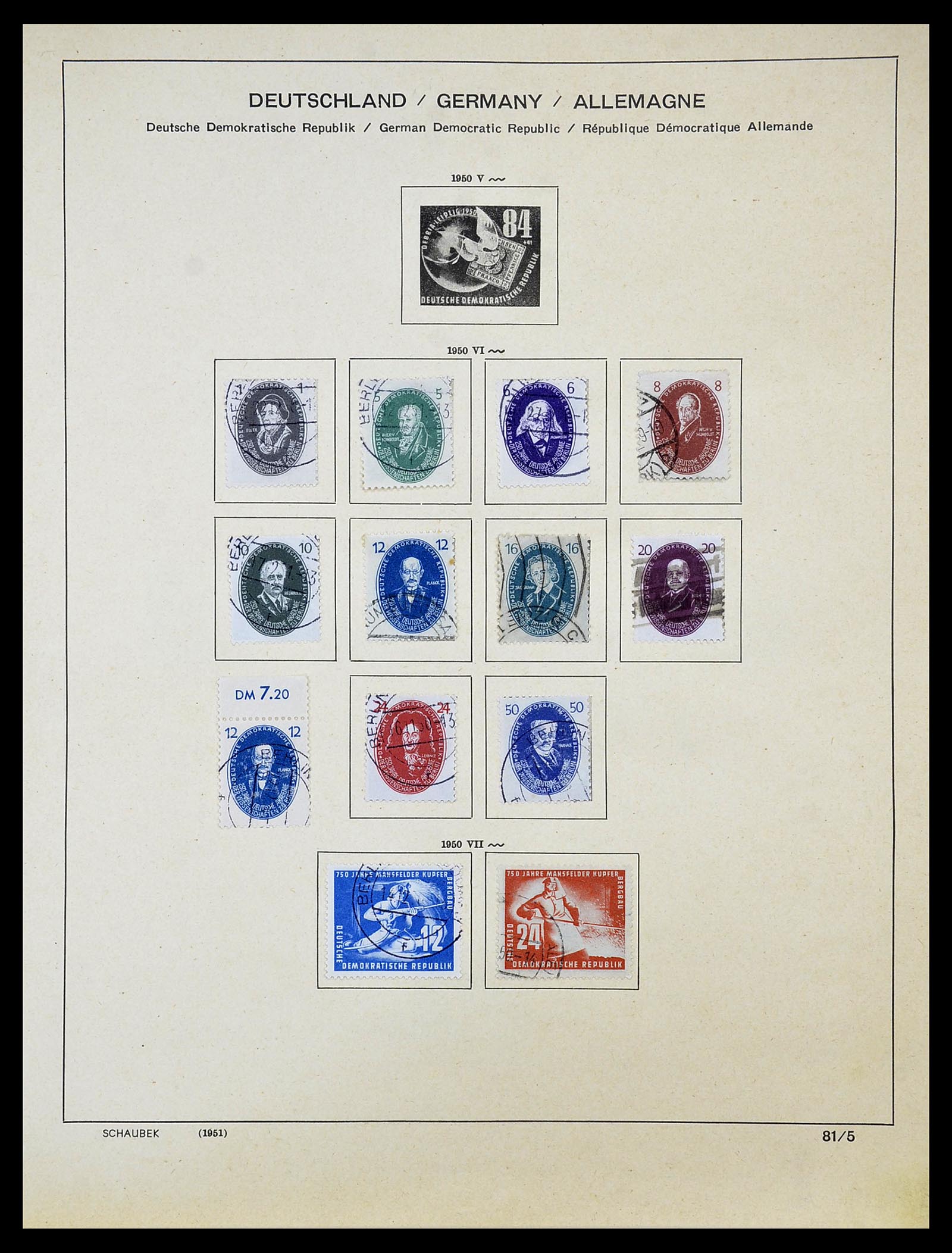 34608 002 - Postzegelverzameling 34608 Sovjet Zone en DDR 1945-1972.