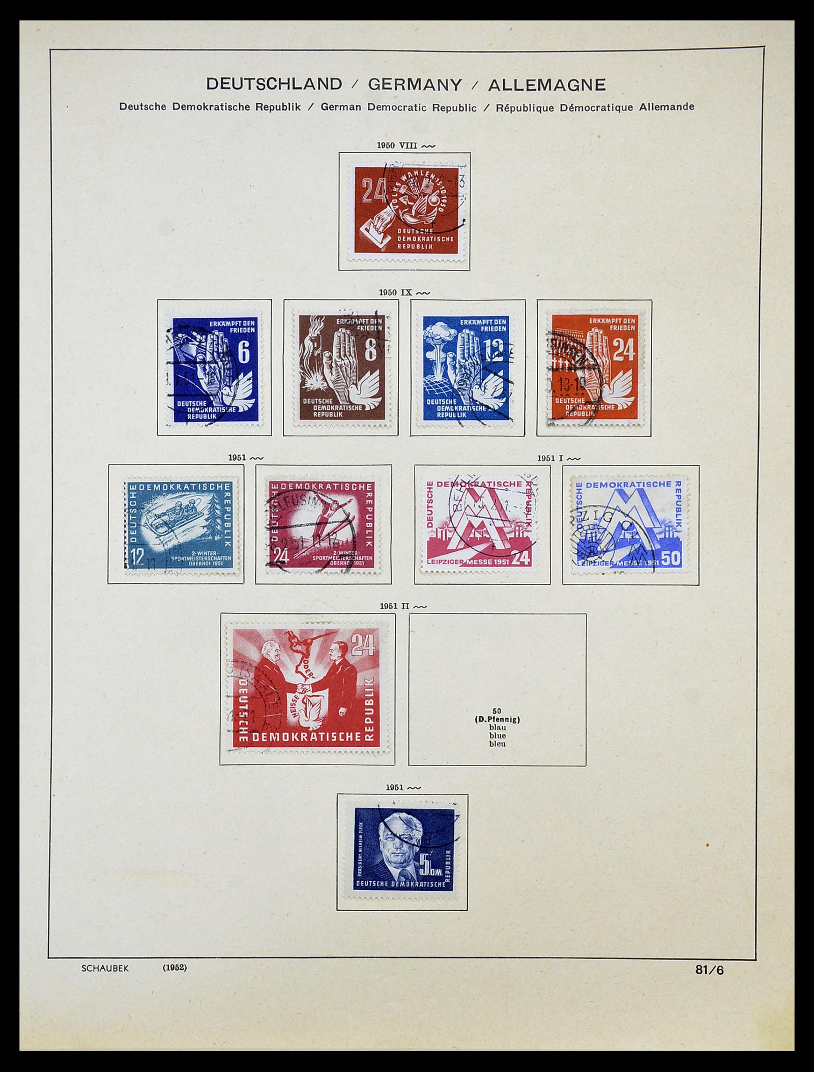 34608 003 - Postzegelverzameling 34608 Sovjet Zone en DDR 1945-1972.