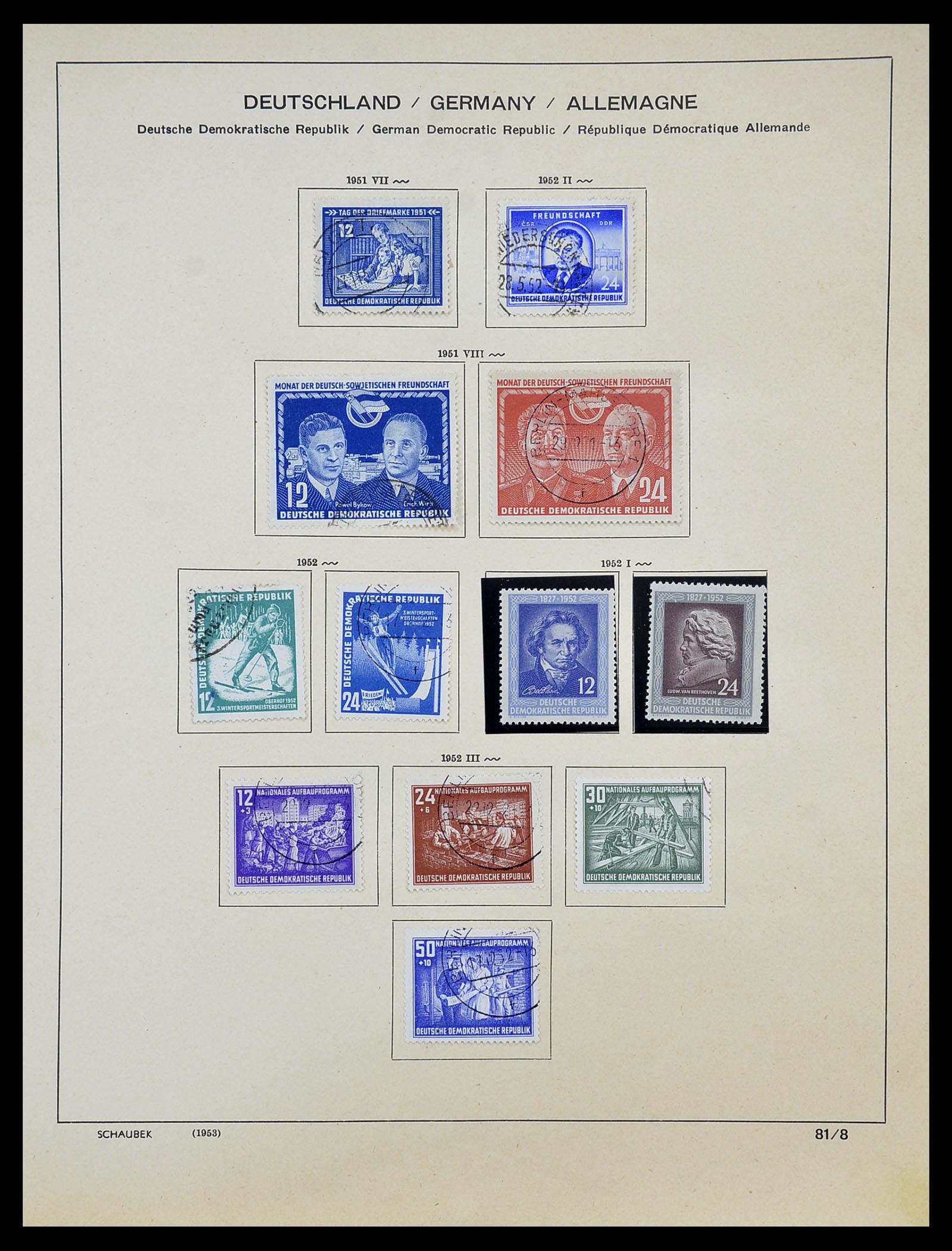 34608 005 - Postzegelverzameling 34608 Sovjet Zone en DDR 1945-1972.