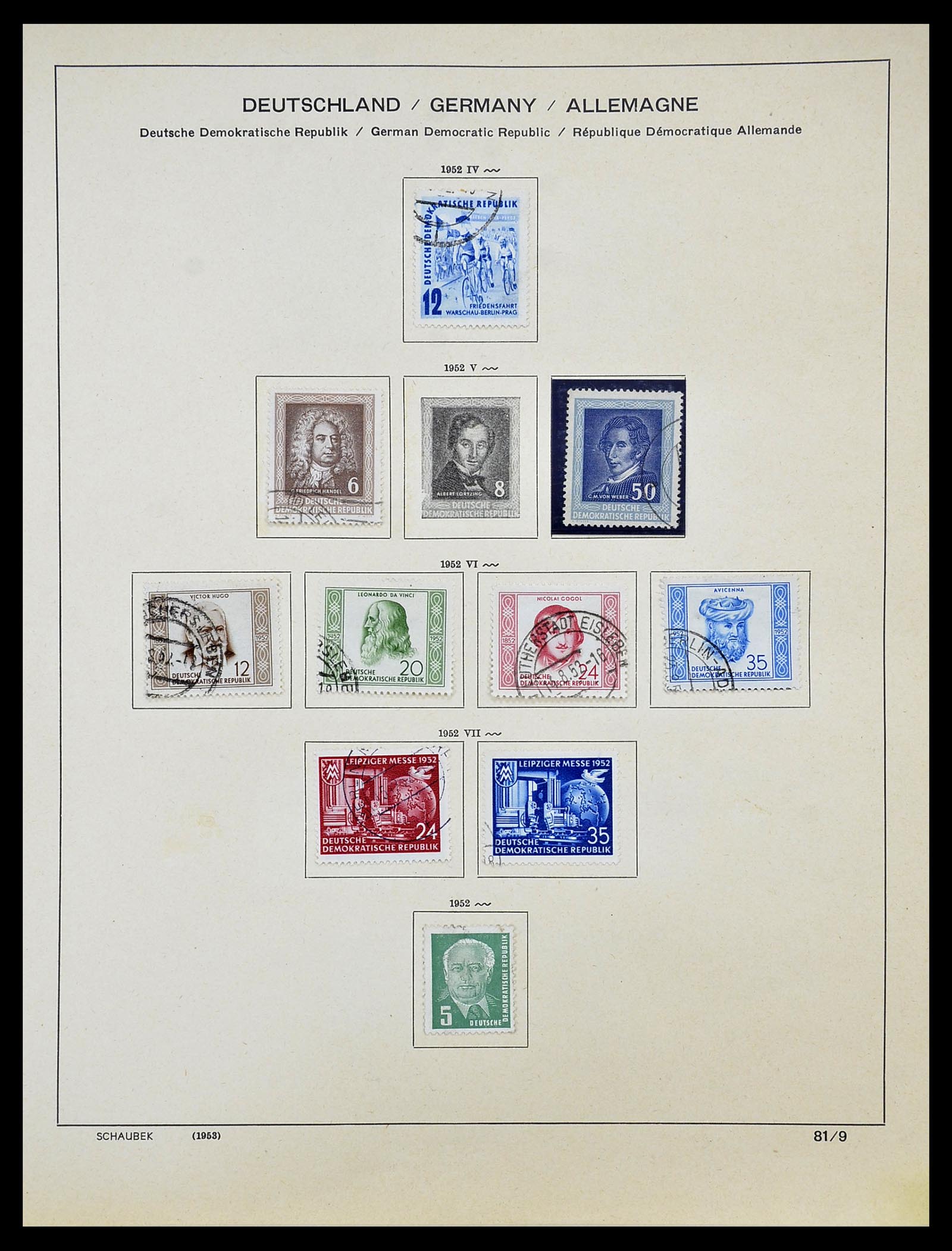 34608 006 - Postzegelverzameling 34608 Sovjet Zone en DDR 1945-1972.