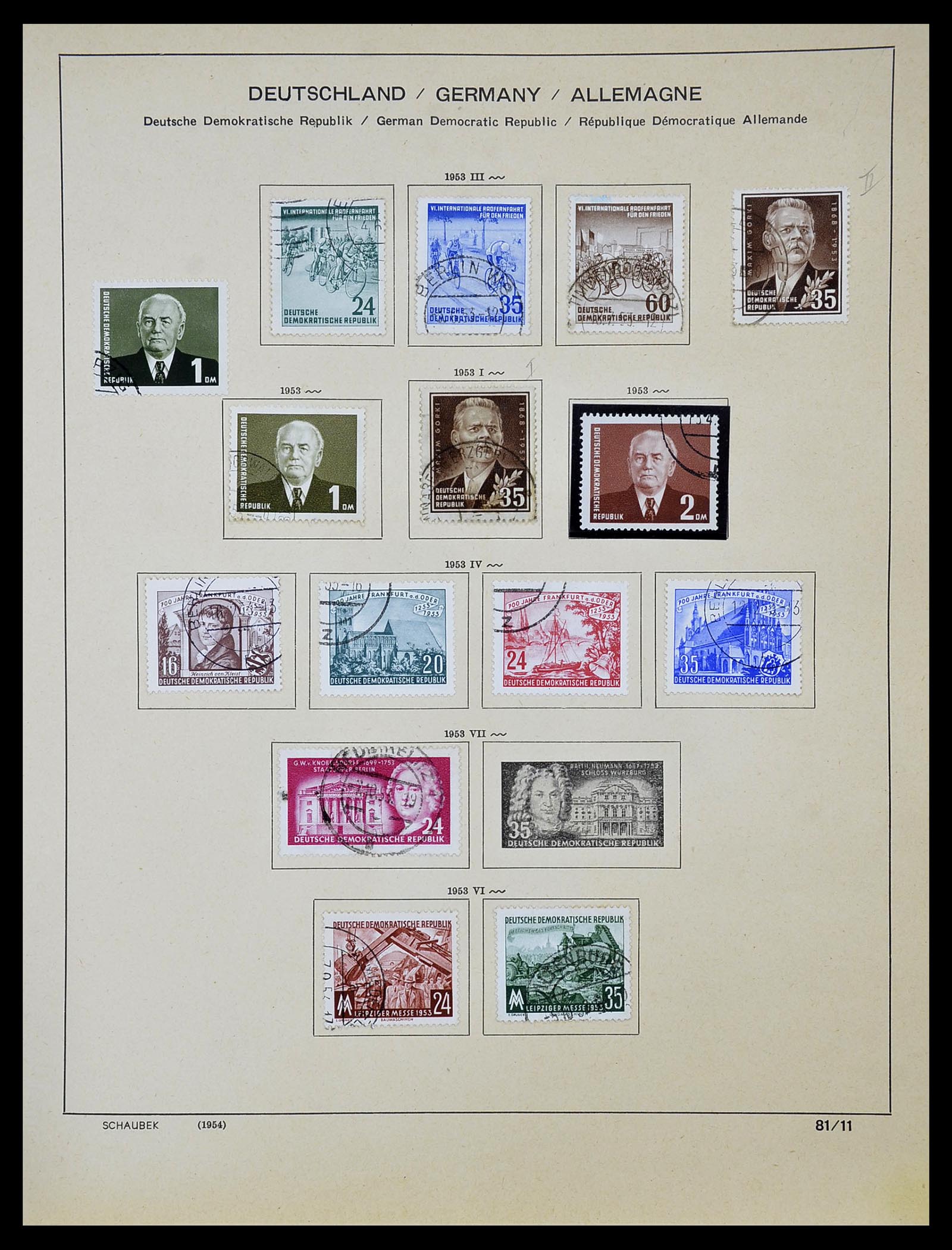 34608 009 - Postzegelverzameling 34608 Sovjet Zone en DDR 1945-1972.