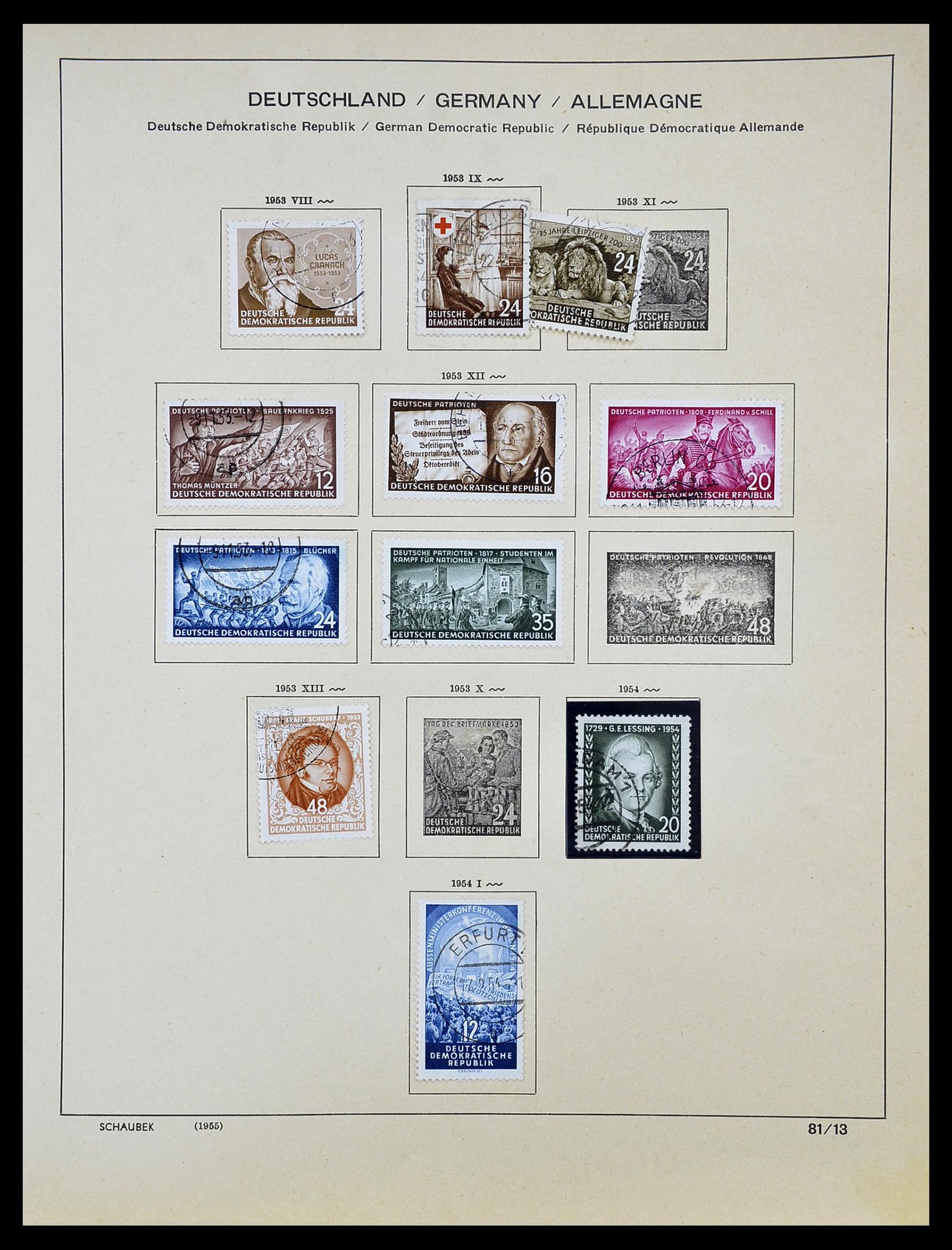 34608 011 - Stamp Collection 34608 Soviet Zone and GDR 1945-1972.