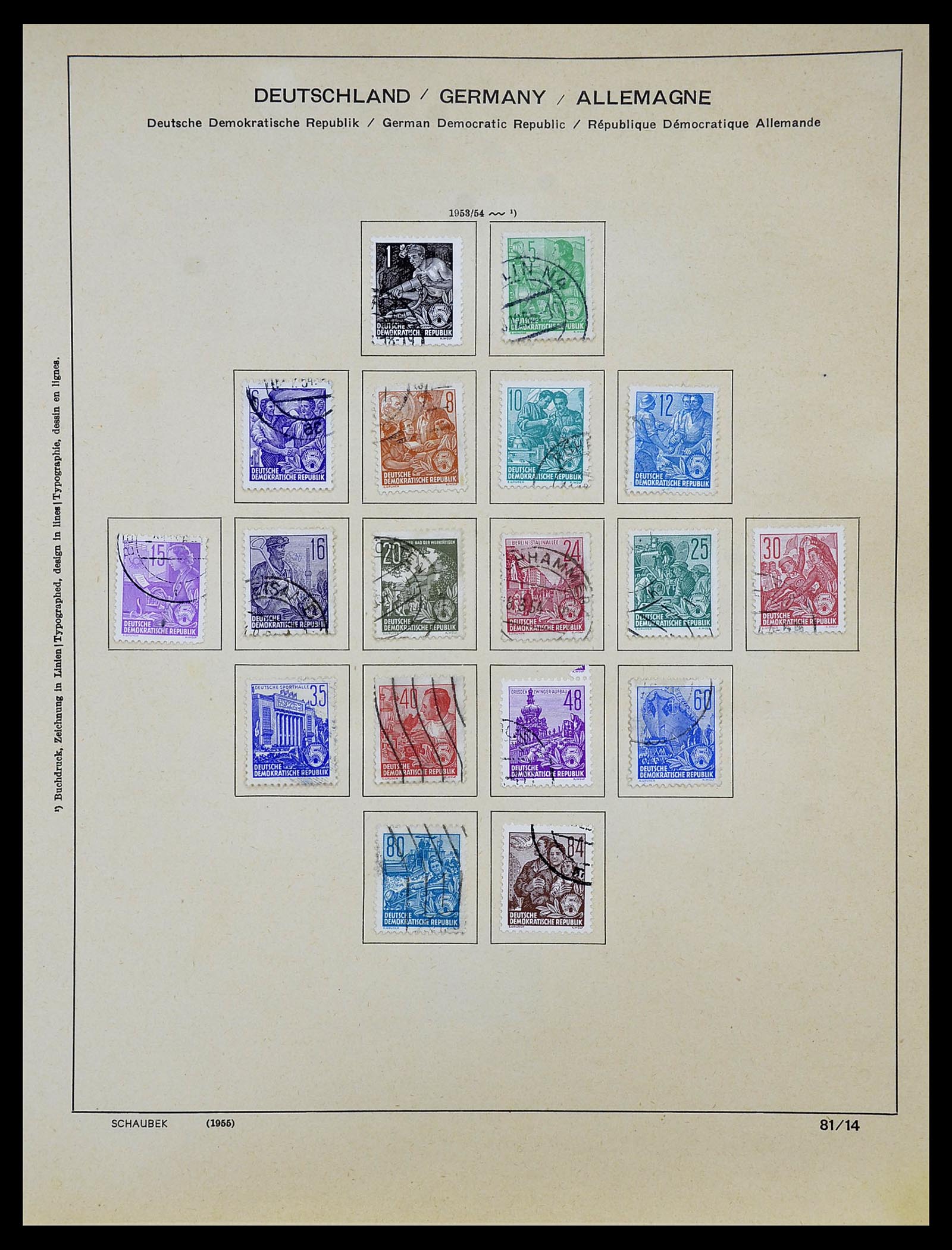 34608 012 - Postzegelverzameling 34608 Sovjet Zone en DDR 1945-1972.