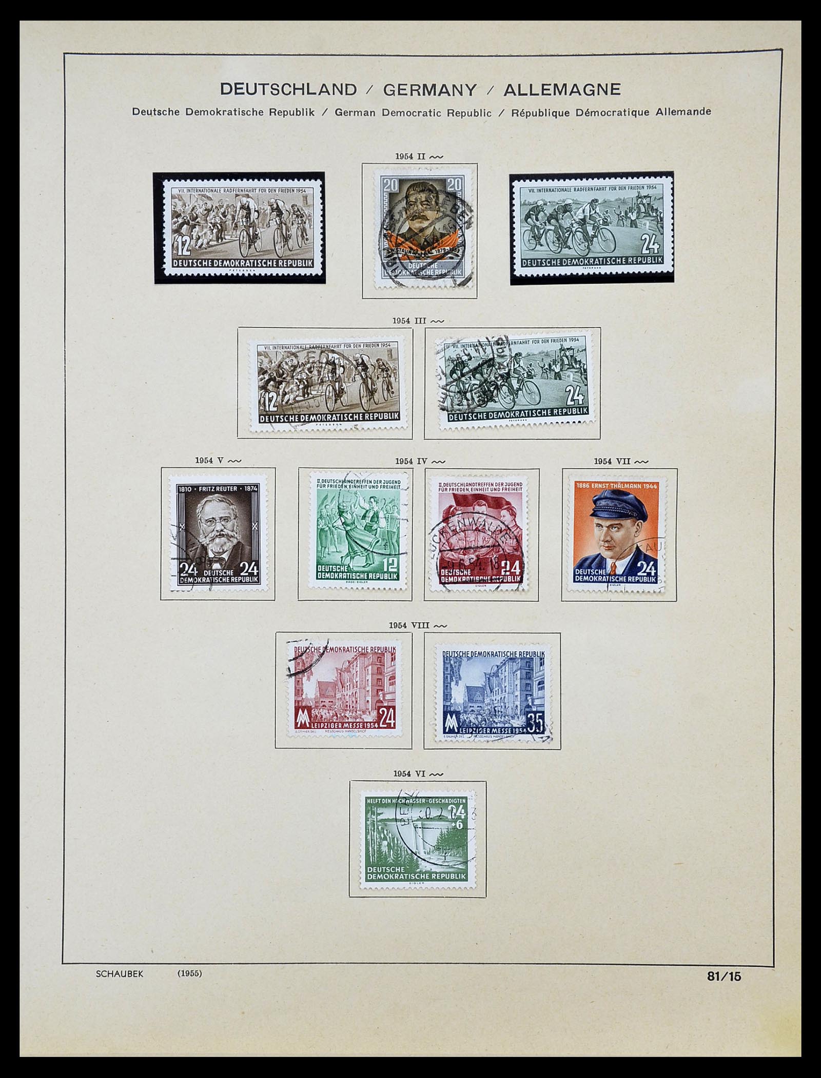 34608 013 - Postzegelverzameling 34608 Sovjet Zone en DDR 1945-1972.