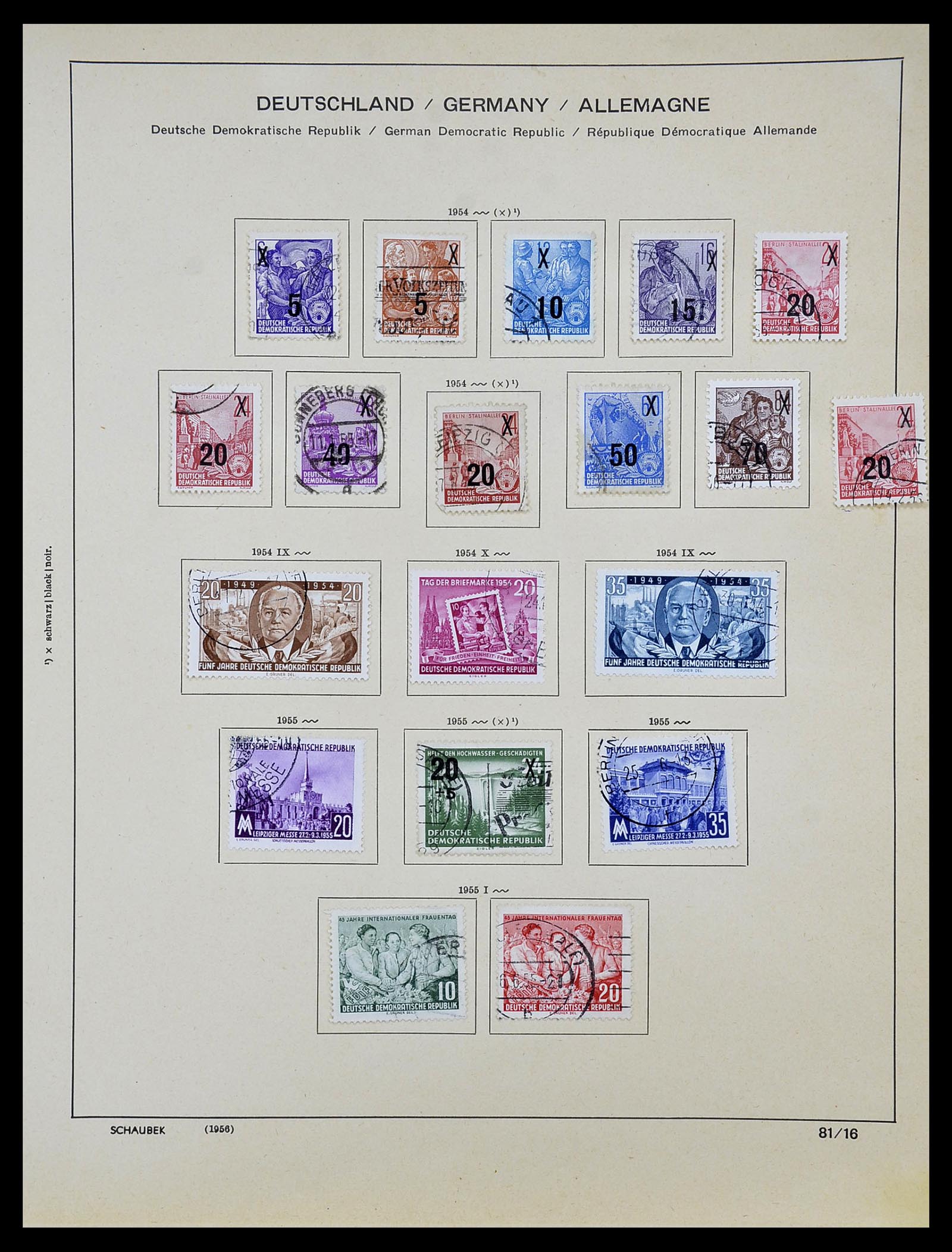 34608 014 - Postzegelverzameling 34608 Sovjet Zone en DDR 1945-1972.