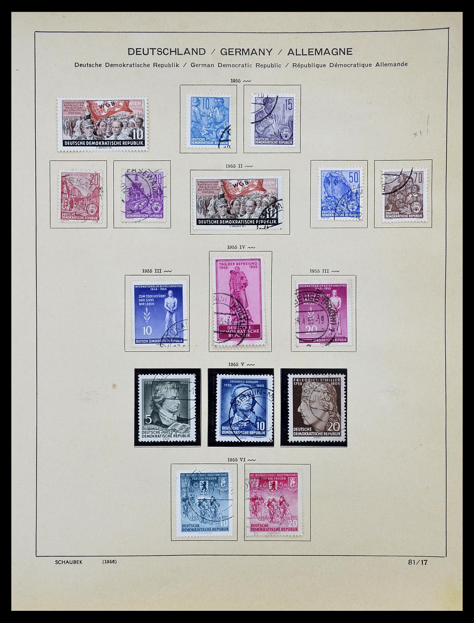 34608 015 - Stamp Collection 34608 Soviet Zone and GDR 1945-1972.