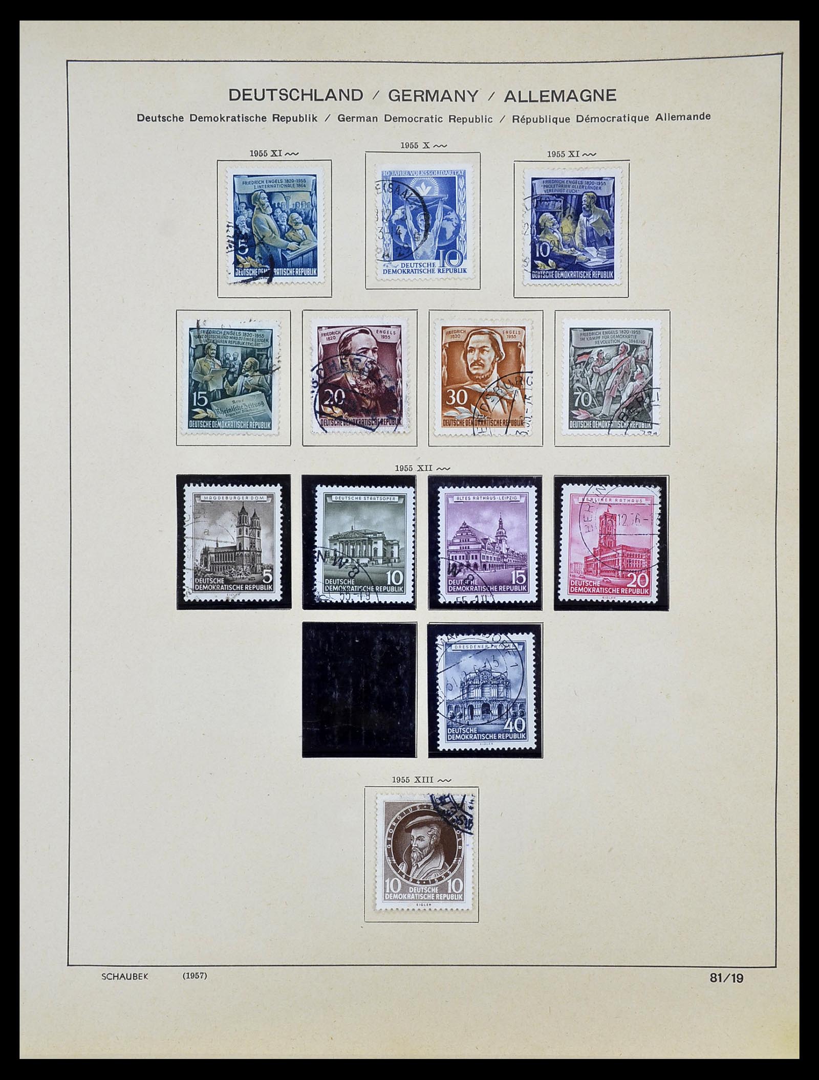 34608 017 - Stamp Collection 34608 Soviet Zone and GDR 1945-1972.