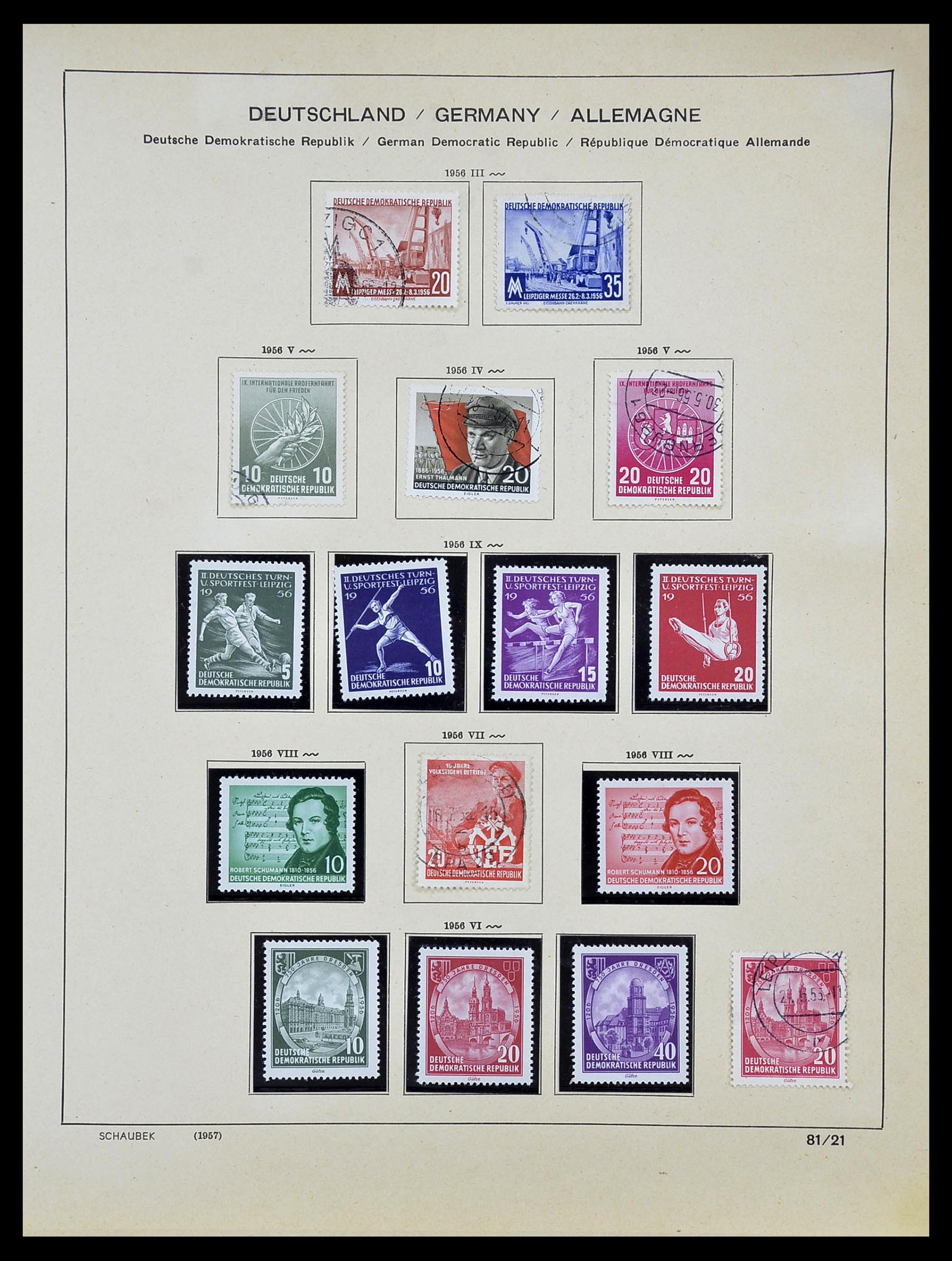 34608 020 - Stamp Collection 34608 Soviet Zone and GDR 1945-1972.