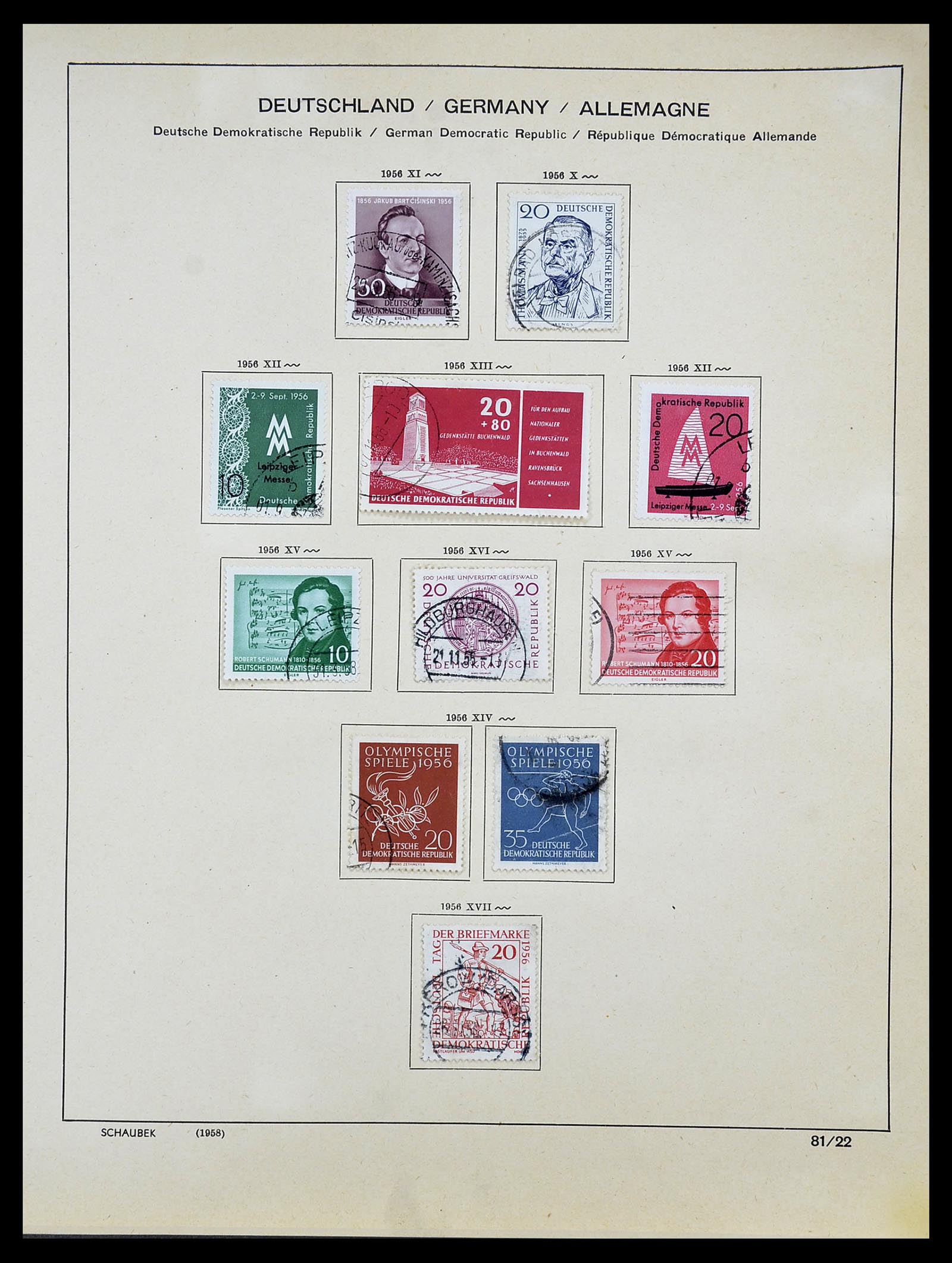 34608 021 - Postzegelverzameling 34608 Sovjet Zone en DDR 1945-1972.
