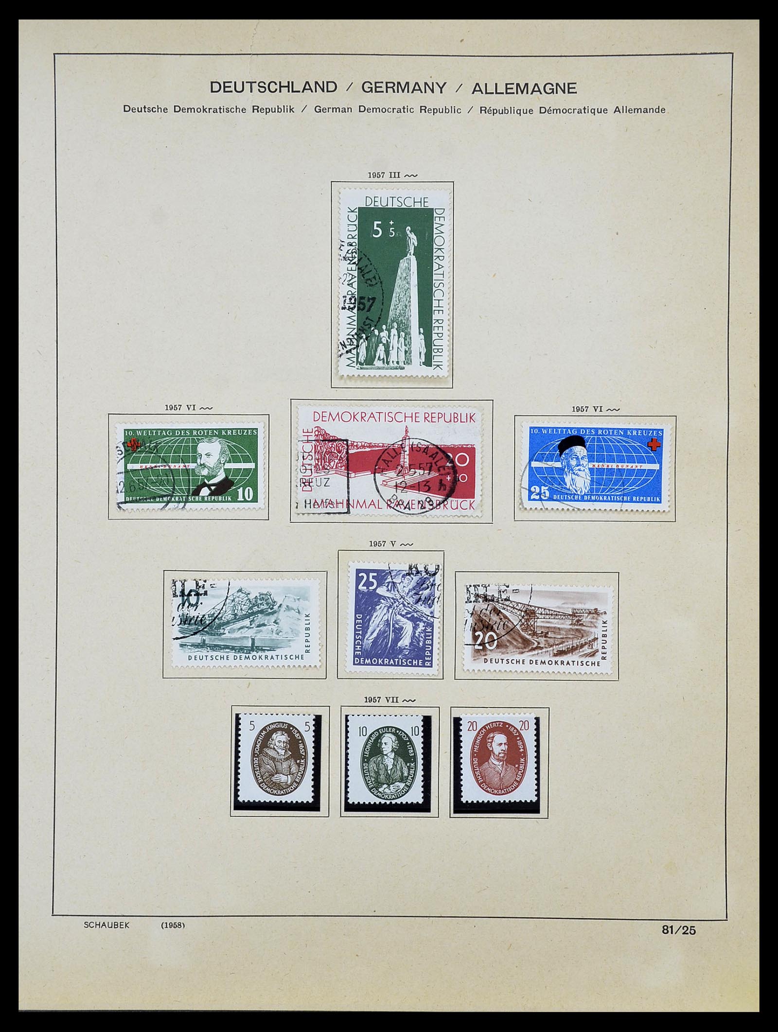 34608 024 - Postzegelverzameling 34608 Sovjet Zone en DDR 1945-1972.
