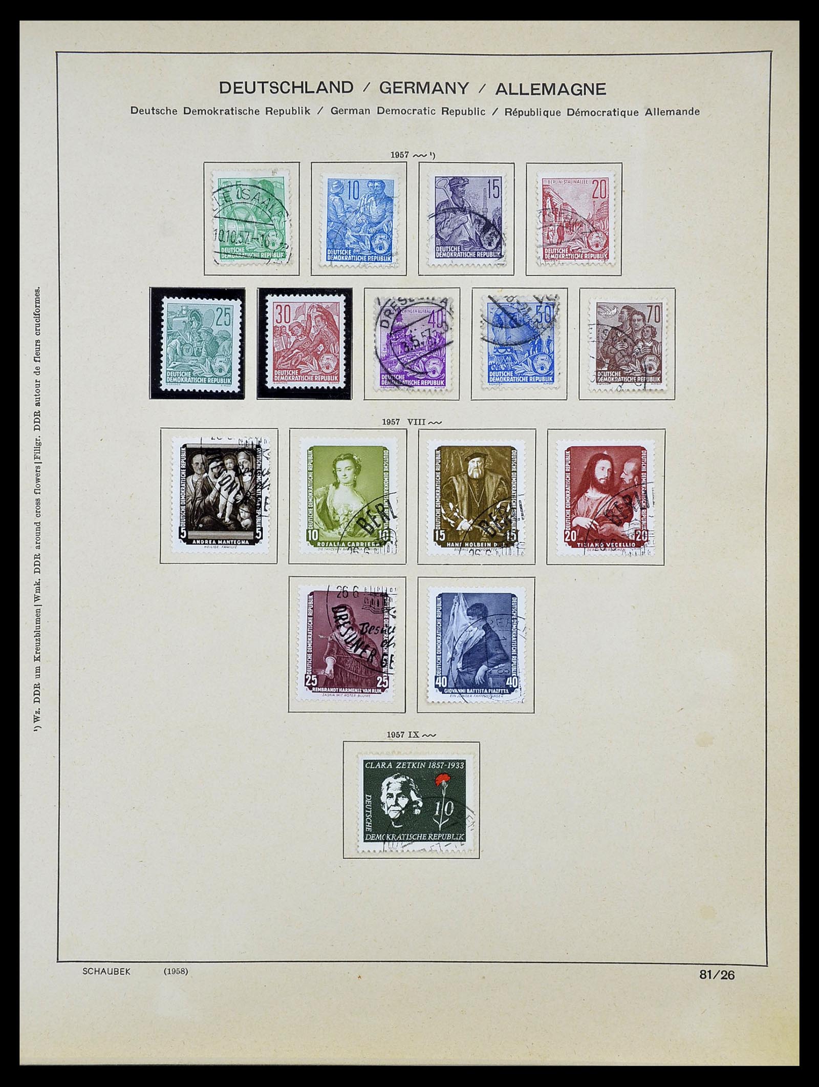 34608 025 - Postzegelverzameling 34608 Sovjet Zone en DDR 1945-1972.