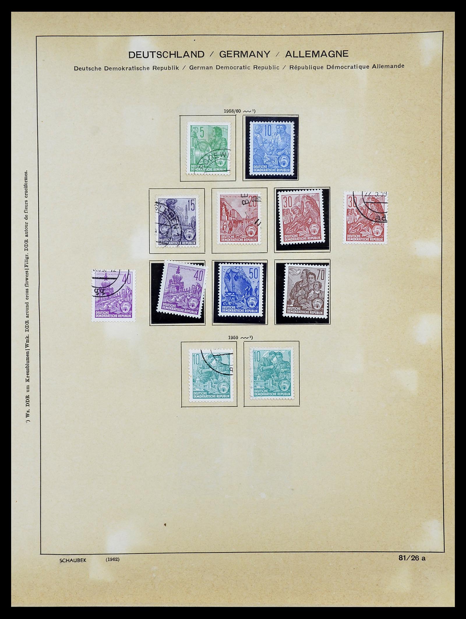 34608 026 - Postzegelverzameling 34608 Sovjet Zone en DDR 1945-1972.