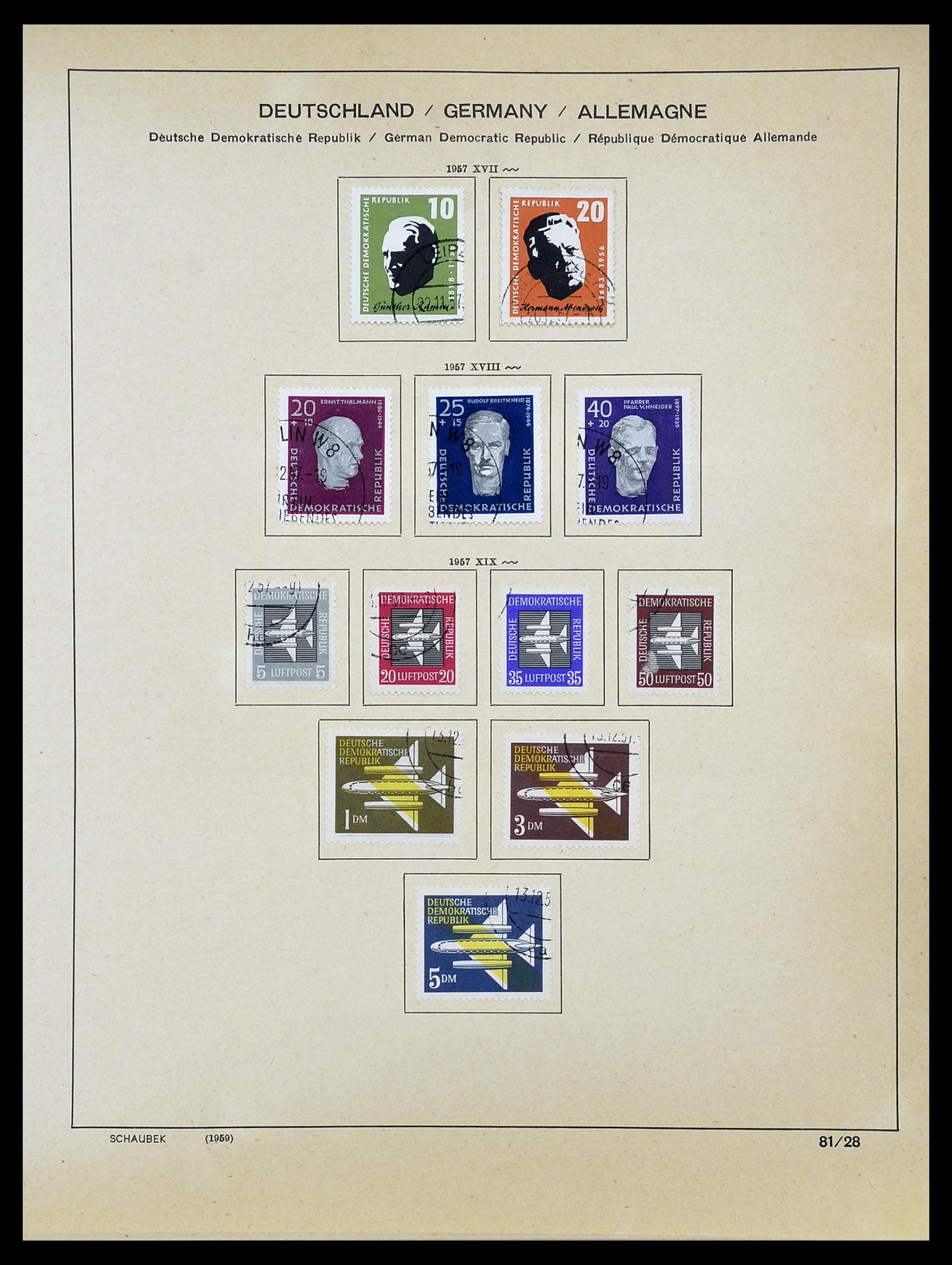 34608 028 - Postzegelverzameling 34608 Sovjet Zone en DDR 1945-1972.