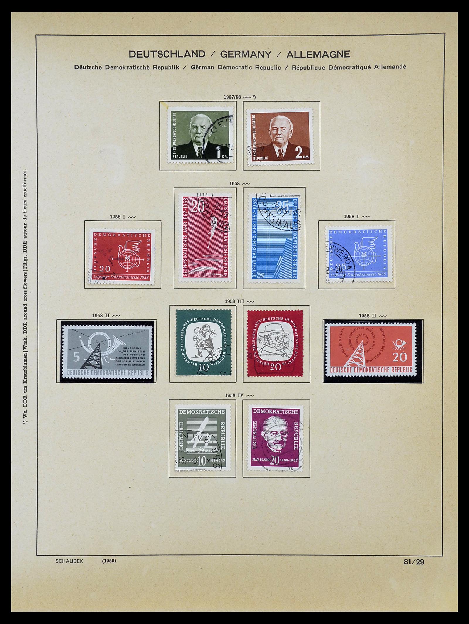 34608 029 - Postzegelverzameling 34608 Sovjet Zone en DDR 1945-1972.