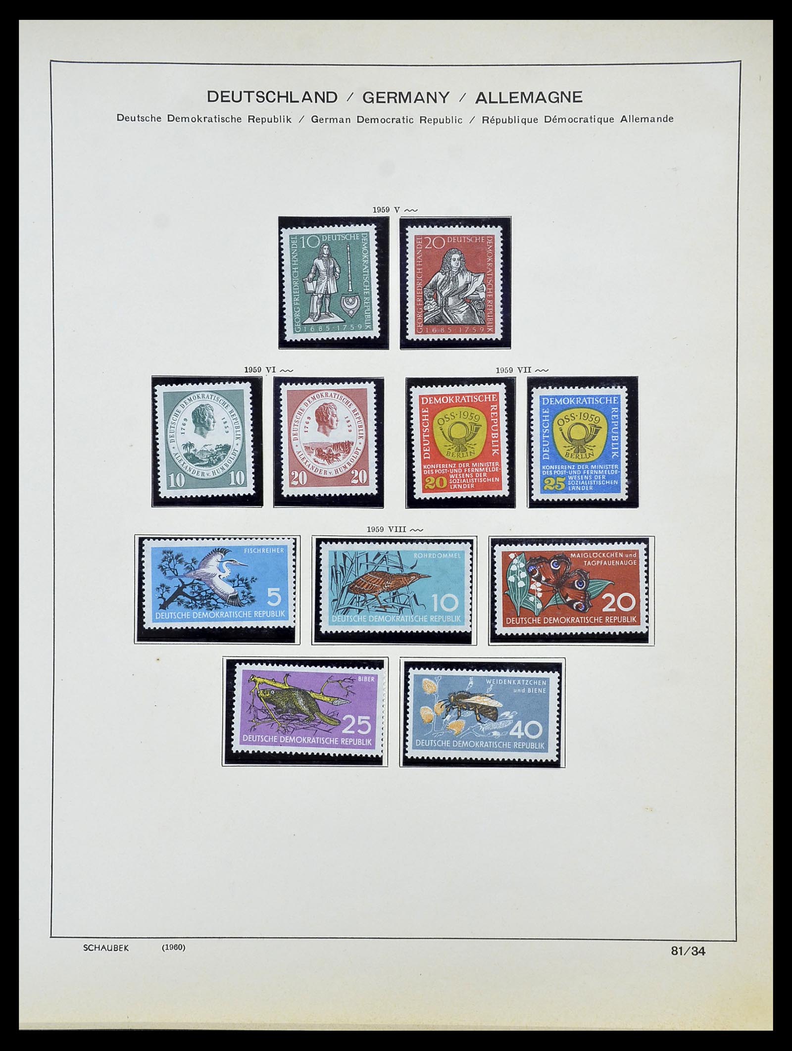 34608 034 - Postzegelverzameling 34608 Sovjet Zone en DDR 1945-1972.