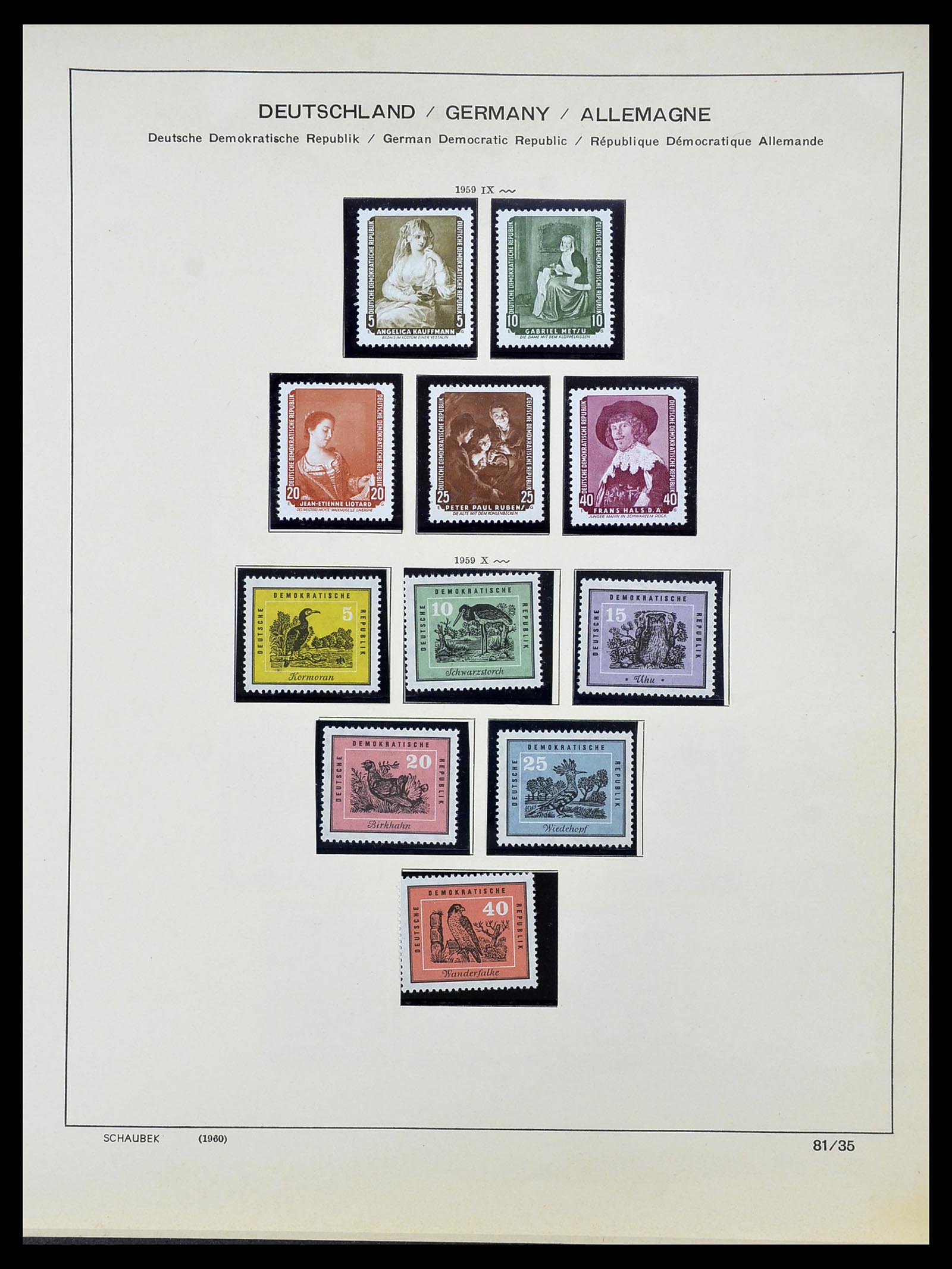 34608 035 - Postzegelverzameling 34608 Sovjet Zone en DDR 1945-1972.