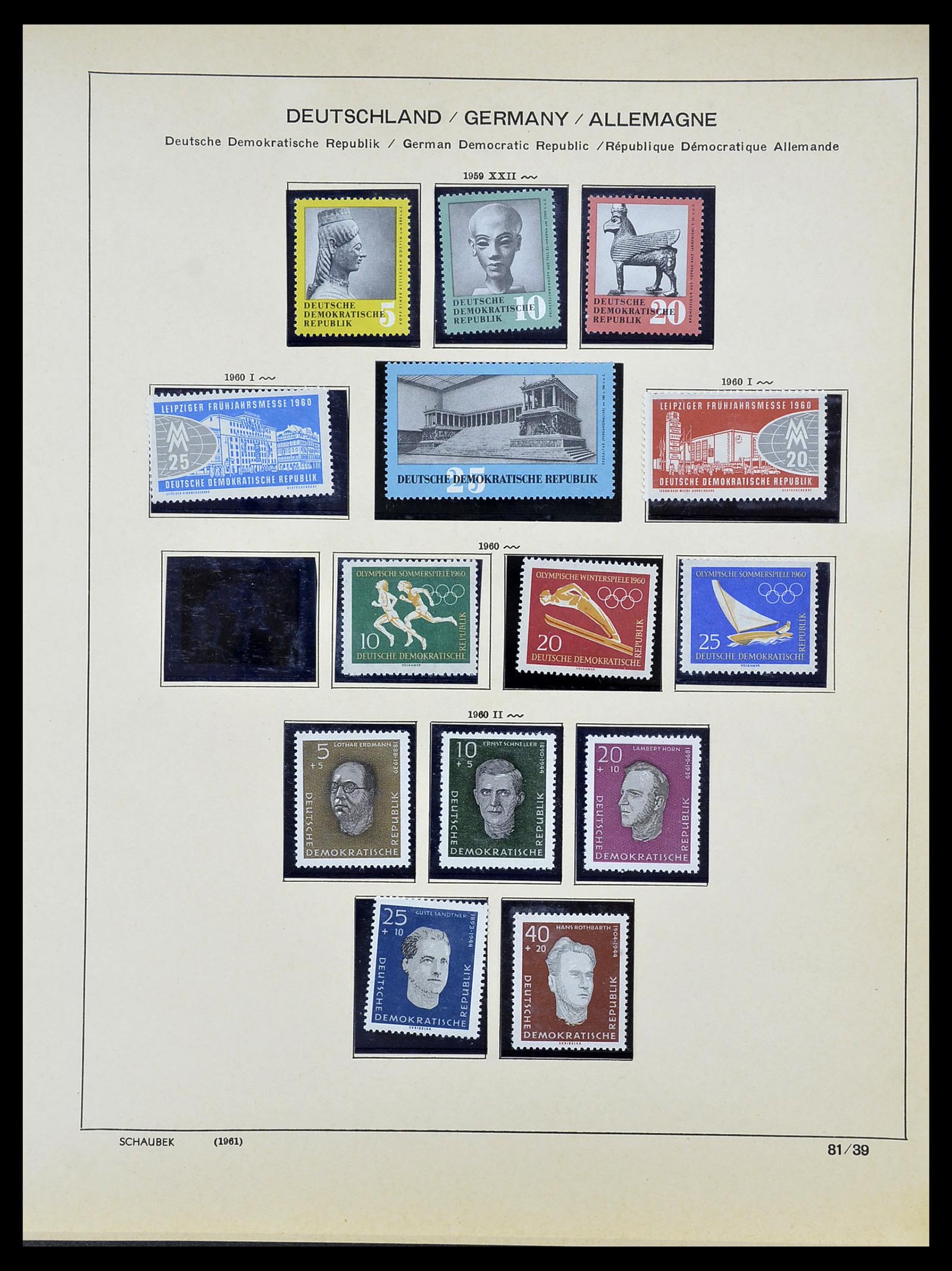 34608 040 - Postzegelverzameling 34608 Sovjet Zone en DDR 1945-1972.