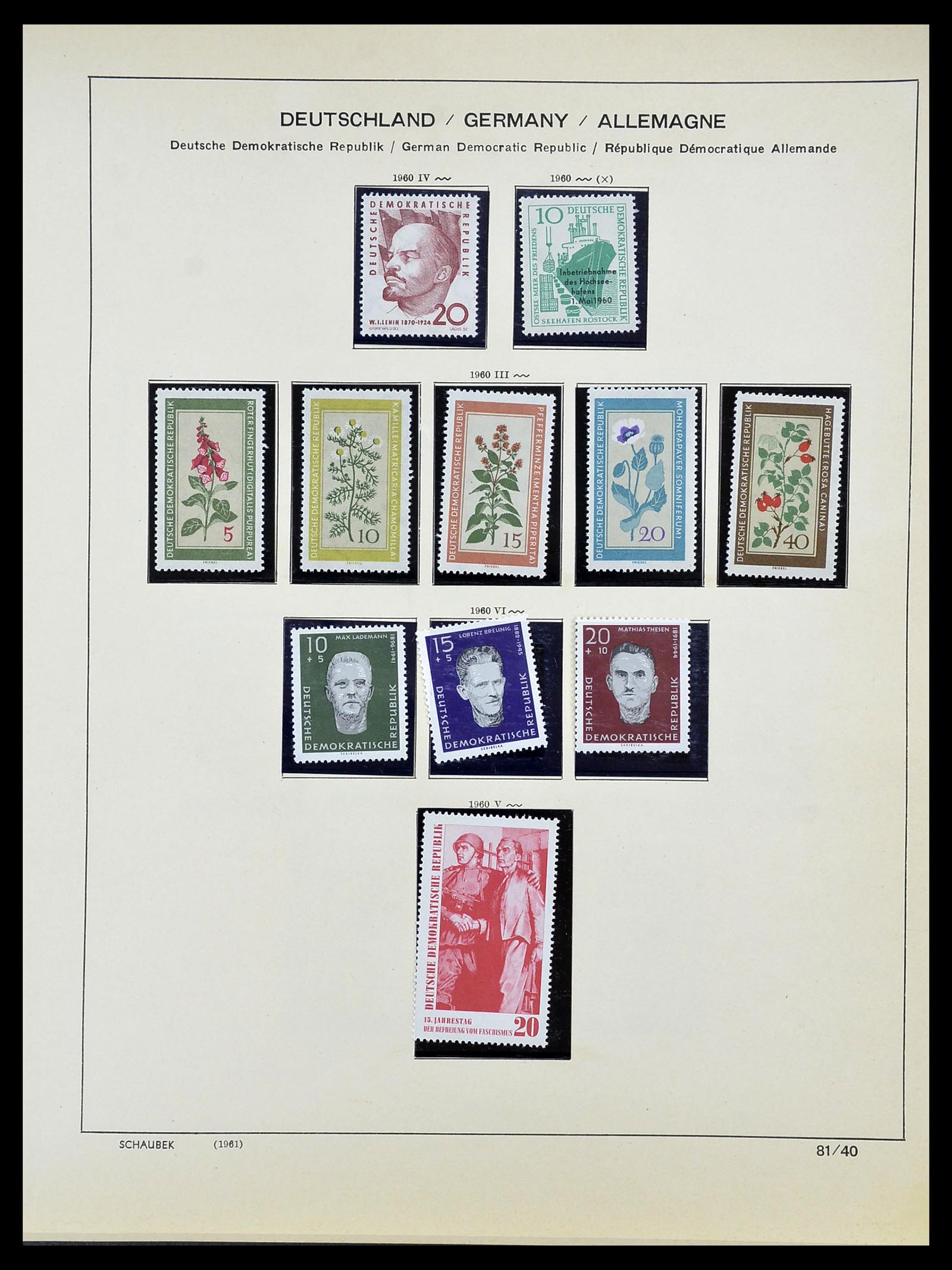 34608 041 - Postzegelverzameling 34608 Sovjet Zone en DDR 1945-1972.