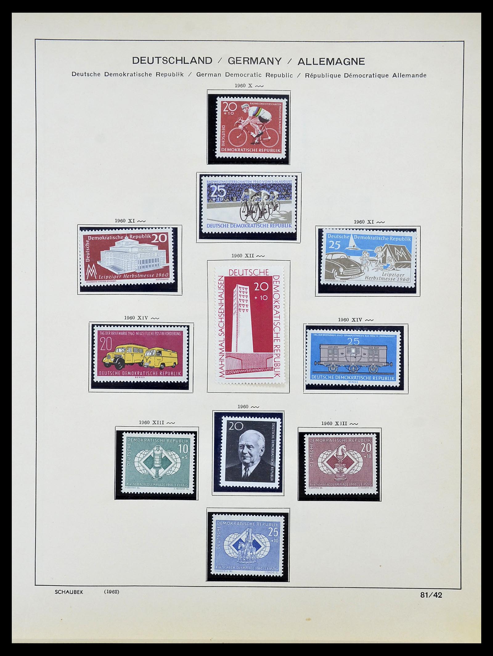 34608 043 - Postzegelverzameling 34608 Sovjet Zone en DDR 1945-1972.