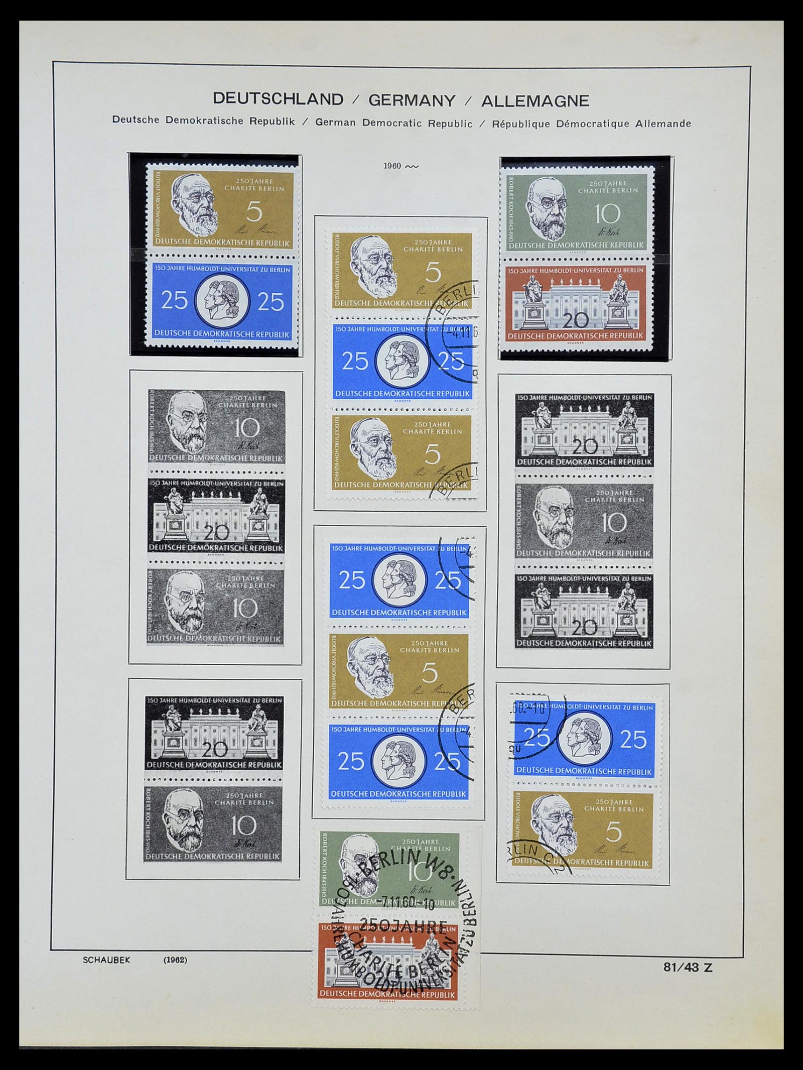 34608 045 - Postzegelverzameling 34608 Sovjet Zone en DDR 1945-1972.