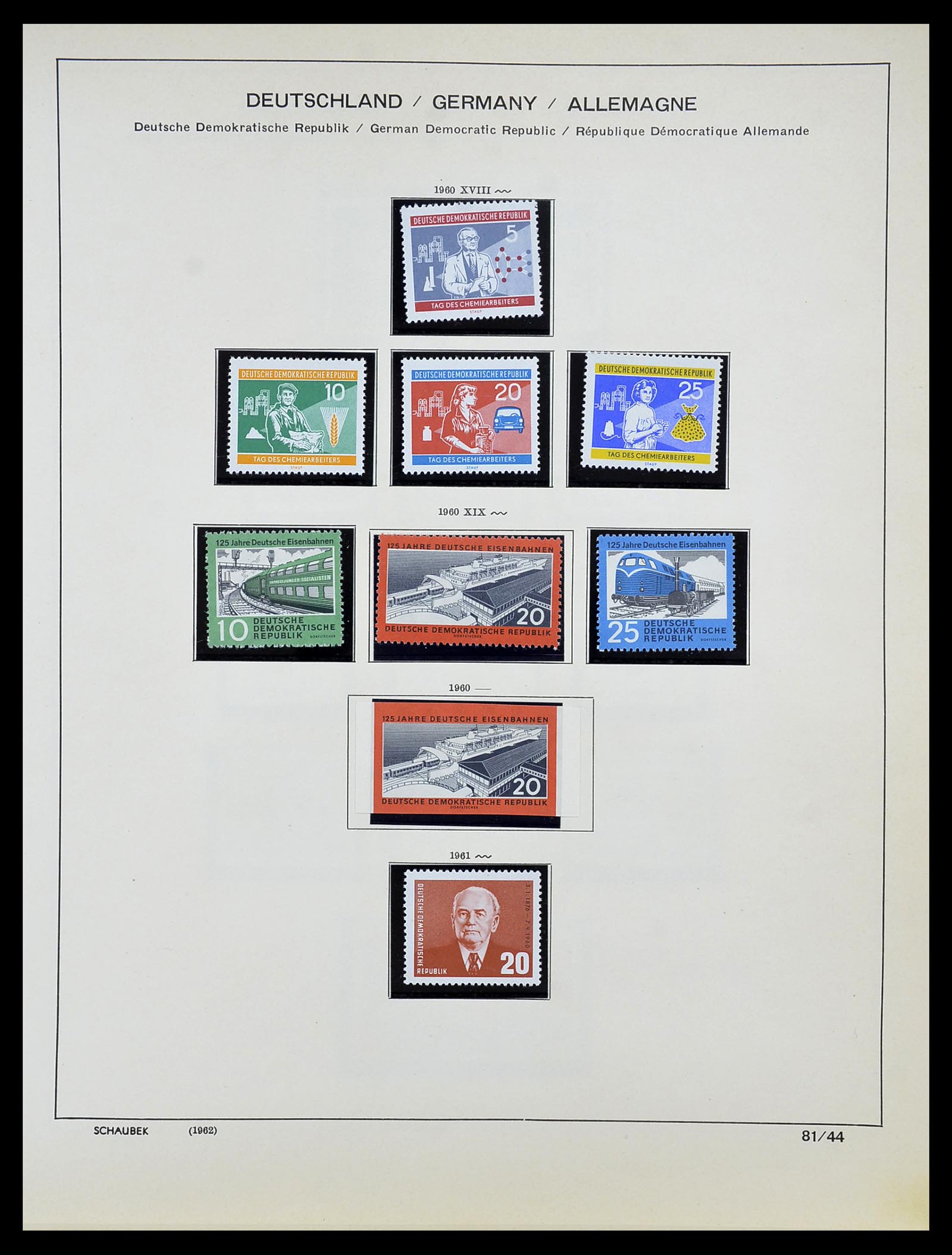 34608 046 - Postzegelverzameling 34608 Sovjet Zone en DDR 1945-1972.