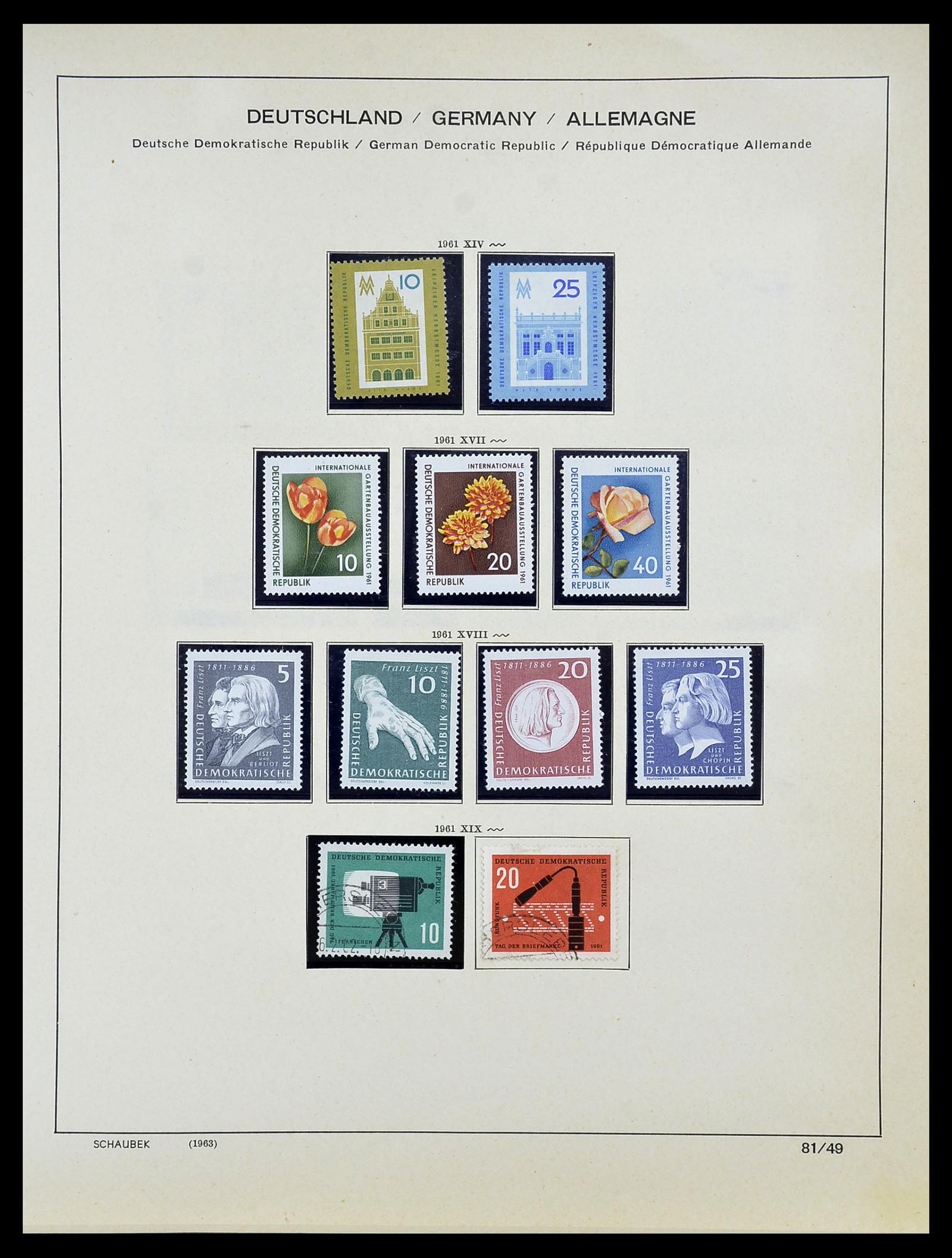 34608 052 - Postzegelverzameling 34608 Sovjet Zone en DDR 1945-1972.