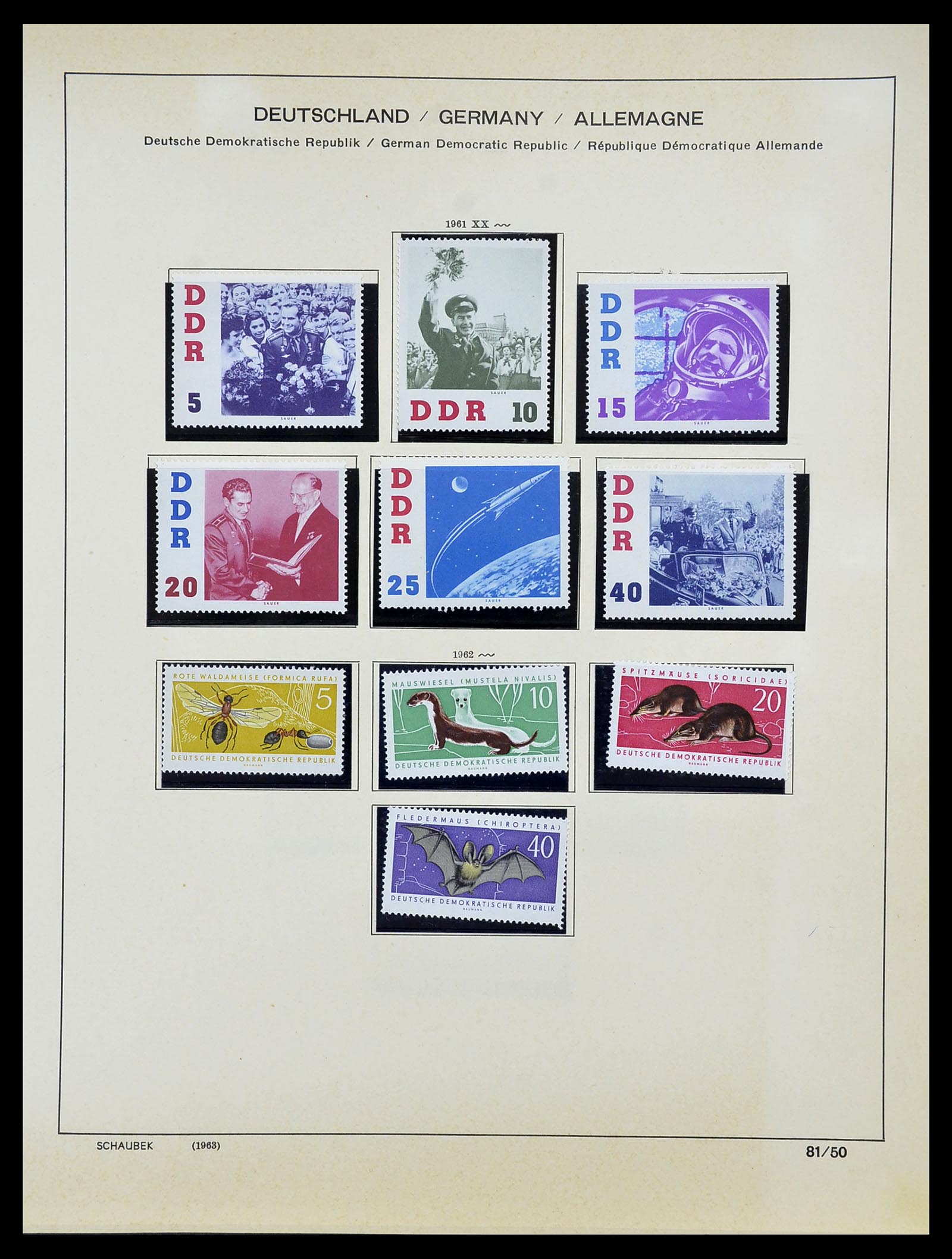 34608 053 - Stamp Collection 34608 Soviet Zone and GDR 1945-1972.