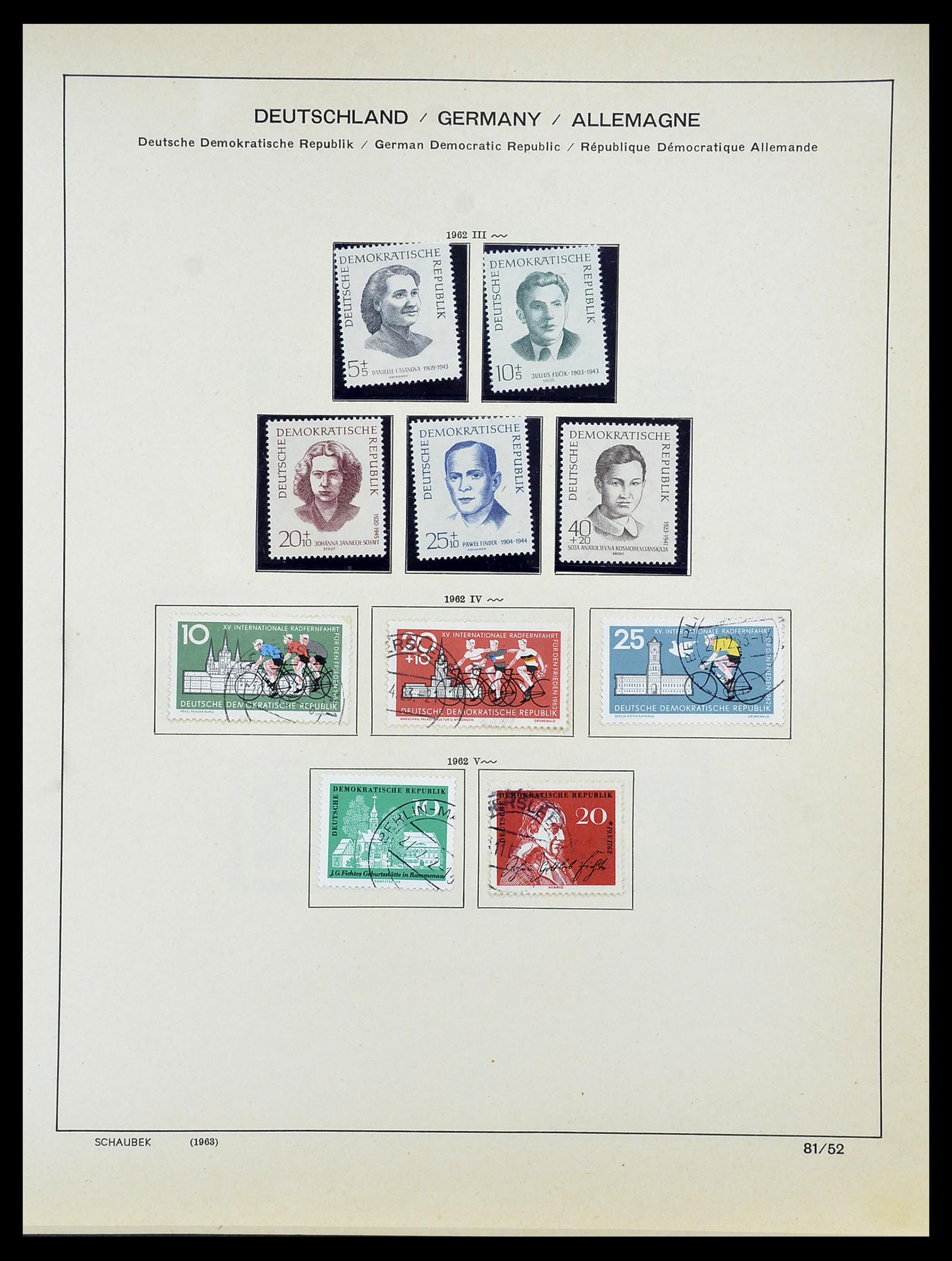 34608 055 - Stamp Collection 34608 Soviet Zone and GDR 1945-1972.