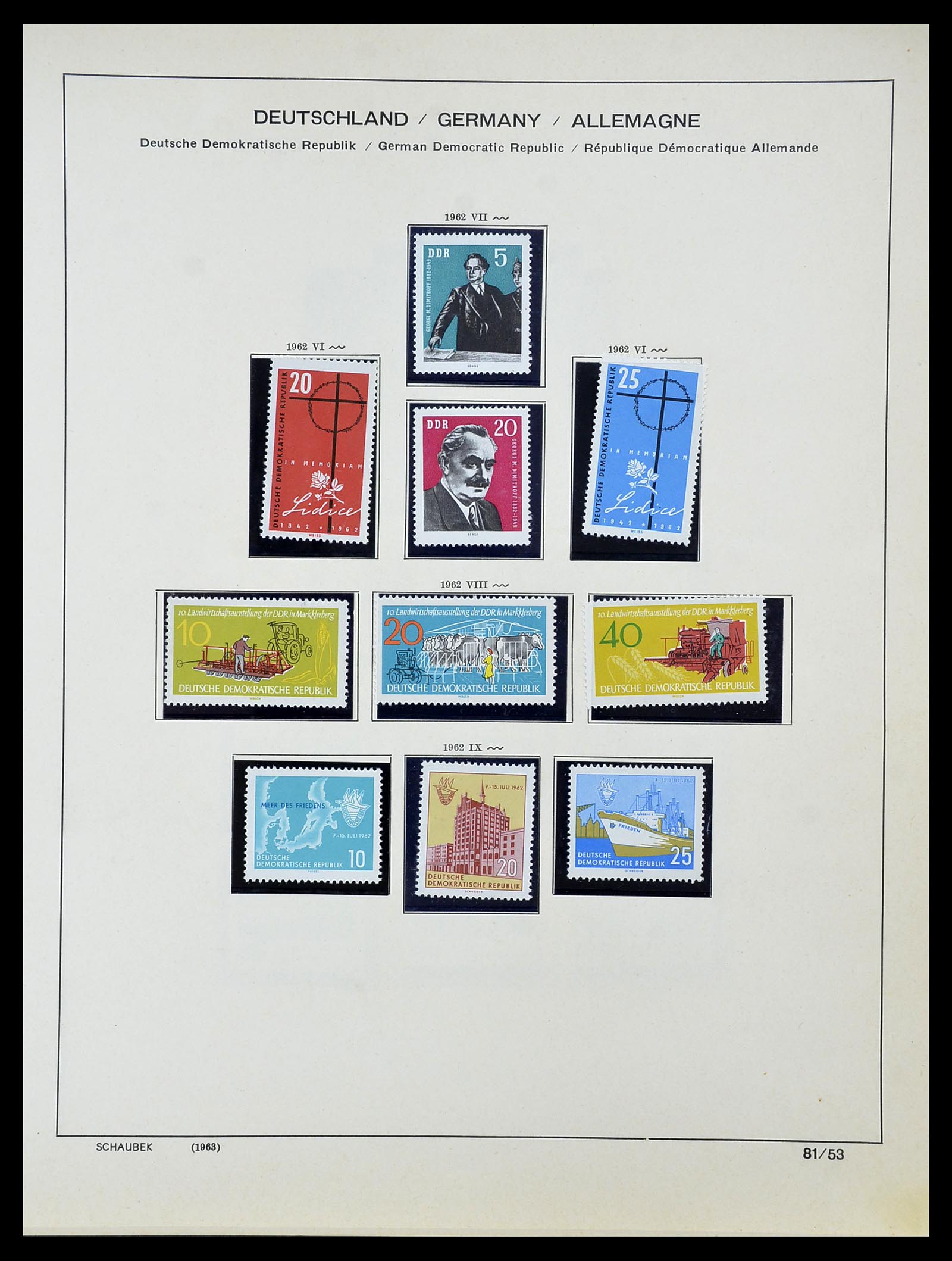 34608 056 - Postzegelverzameling 34608 Sovjet Zone en DDR 1945-1972.