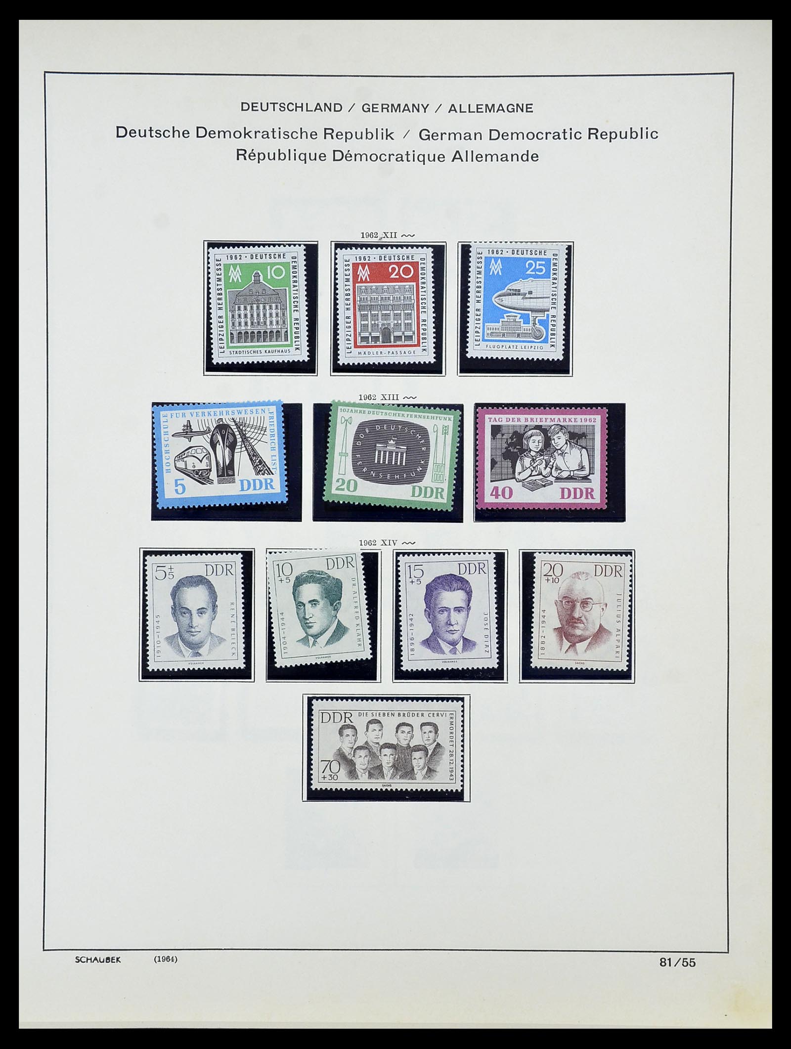 34608 059 - Postzegelverzameling 34608 Sovjet Zone en DDR 1945-1972.