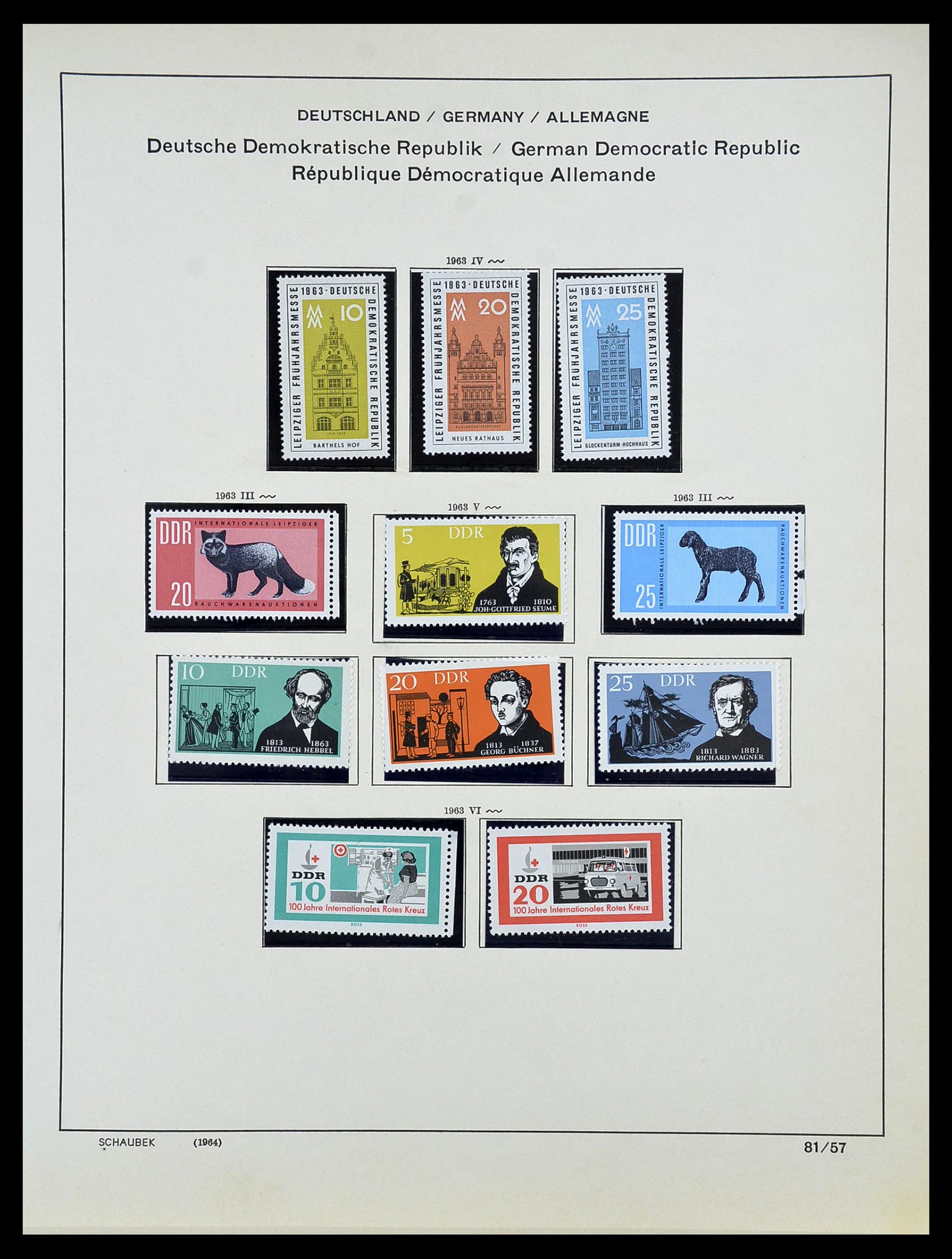 34608 061 - Postzegelverzameling 34608 Sovjet Zone en DDR 1945-1972.