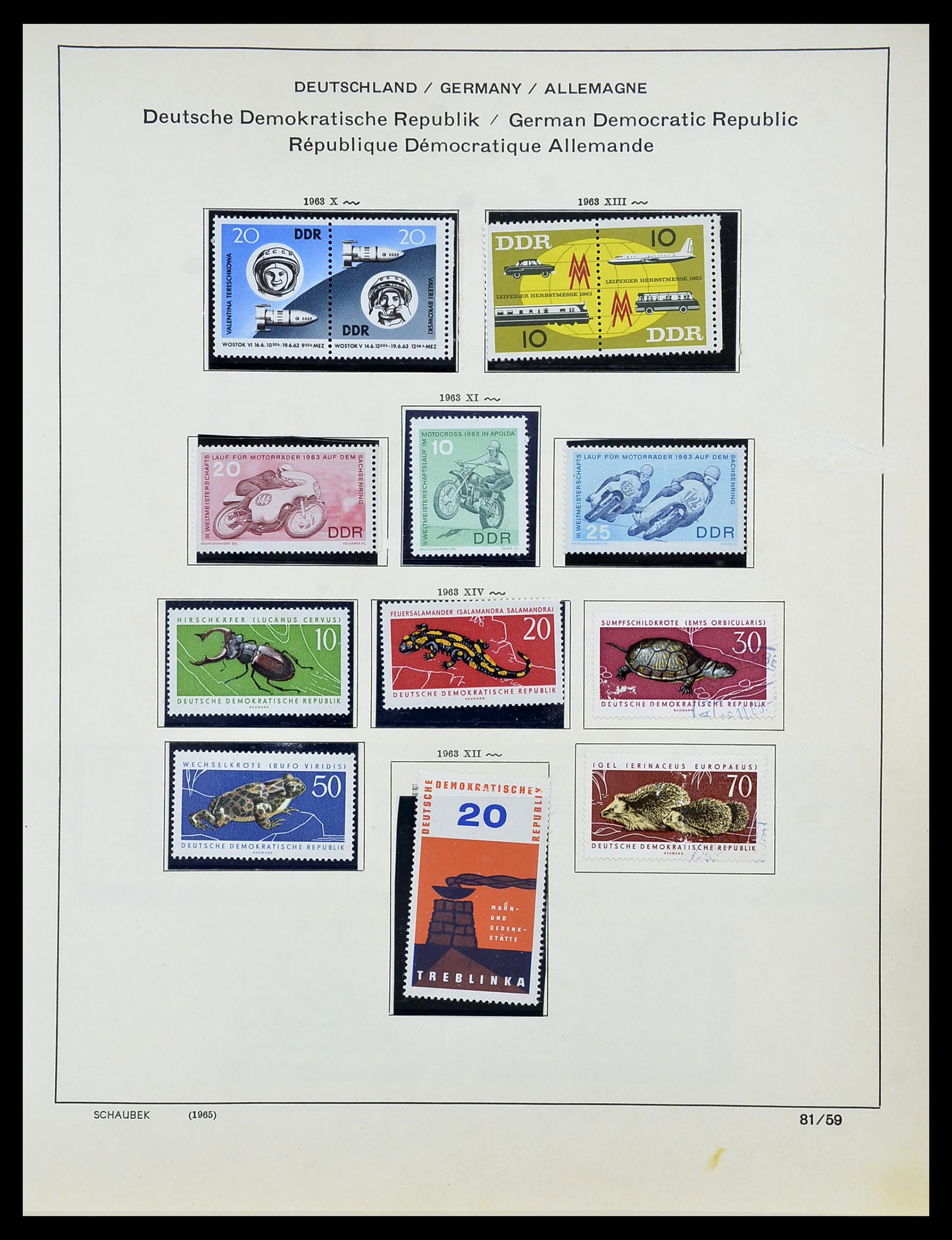 34608 063 - Postzegelverzameling 34608 Sovjet Zone en DDR 1945-1972.