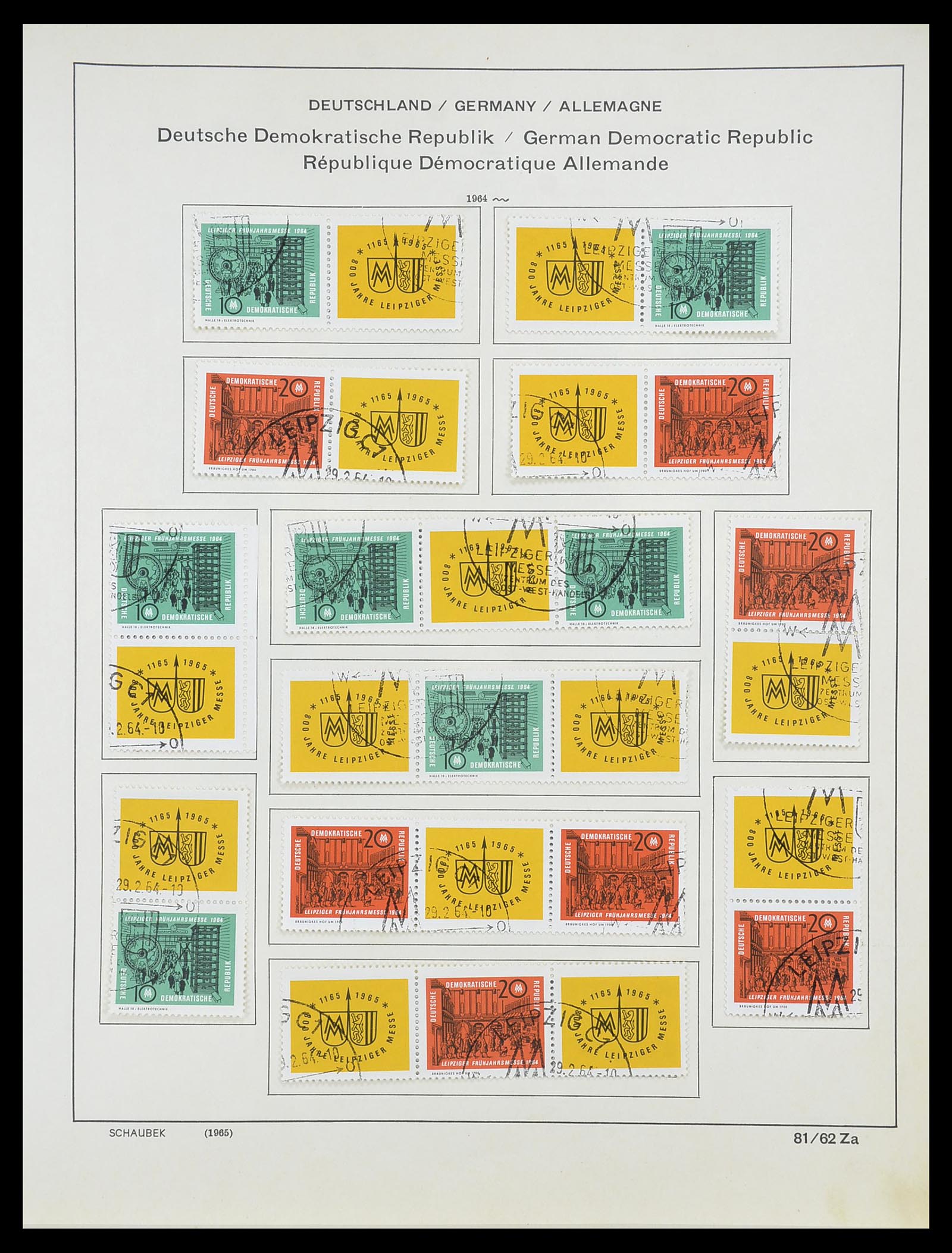 34608 067 - Postzegelverzameling 34608 Sovjet Zone en DDR 1945-1972.