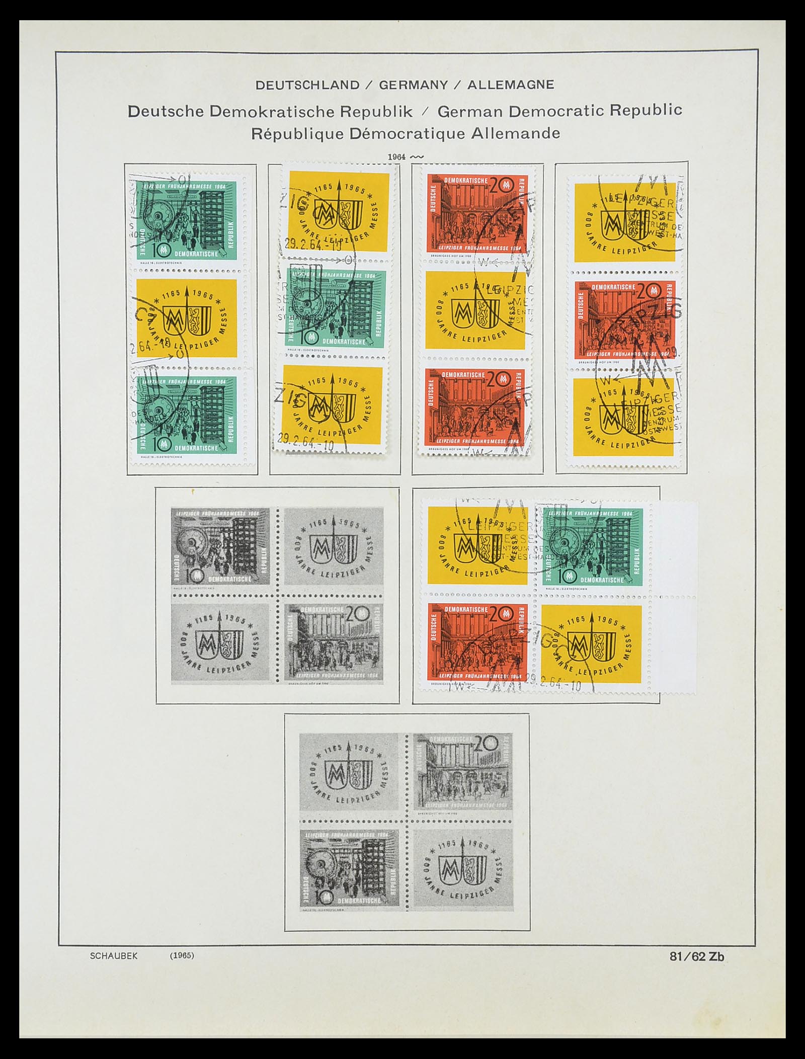 34608 068 - Postzegelverzameling 34608 Sovjet Zone en DDR 1945-1972.