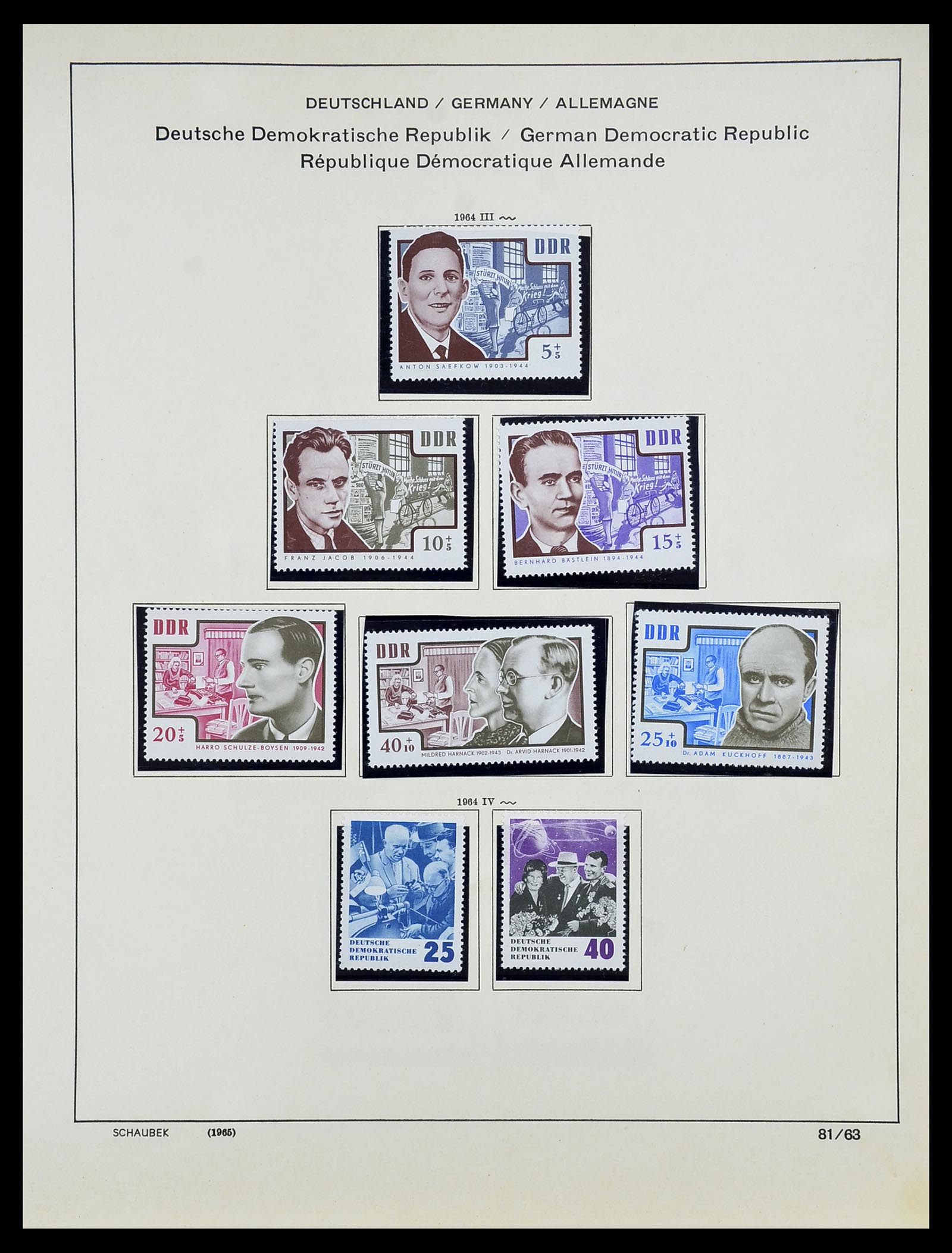 34608 069 - Stamp Collection 34608 Soviet Zone and GDR 1945-1972.