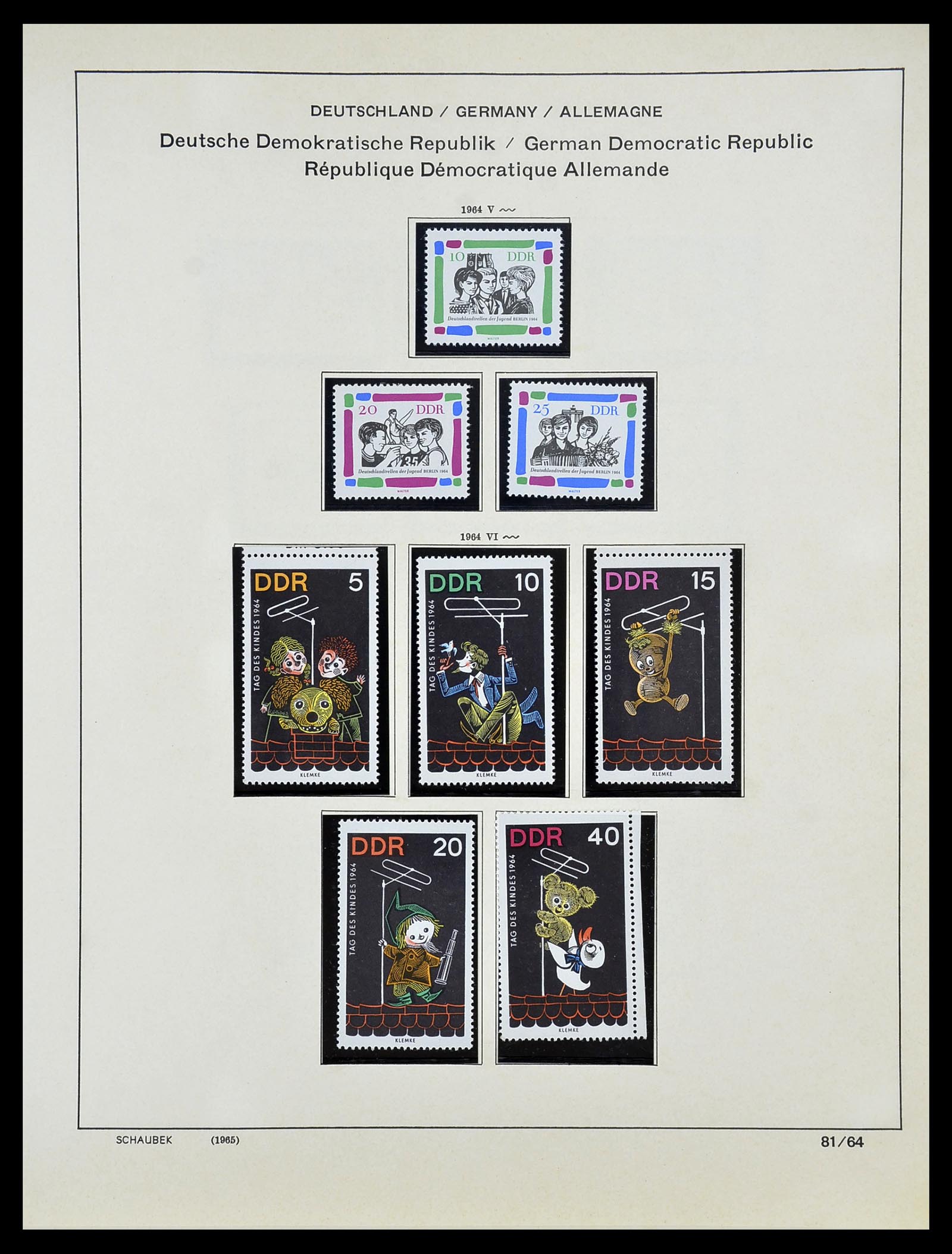 34608 070 - Postzegelverzameling 34608 Sovjet Zone en DDR 1945-1972.