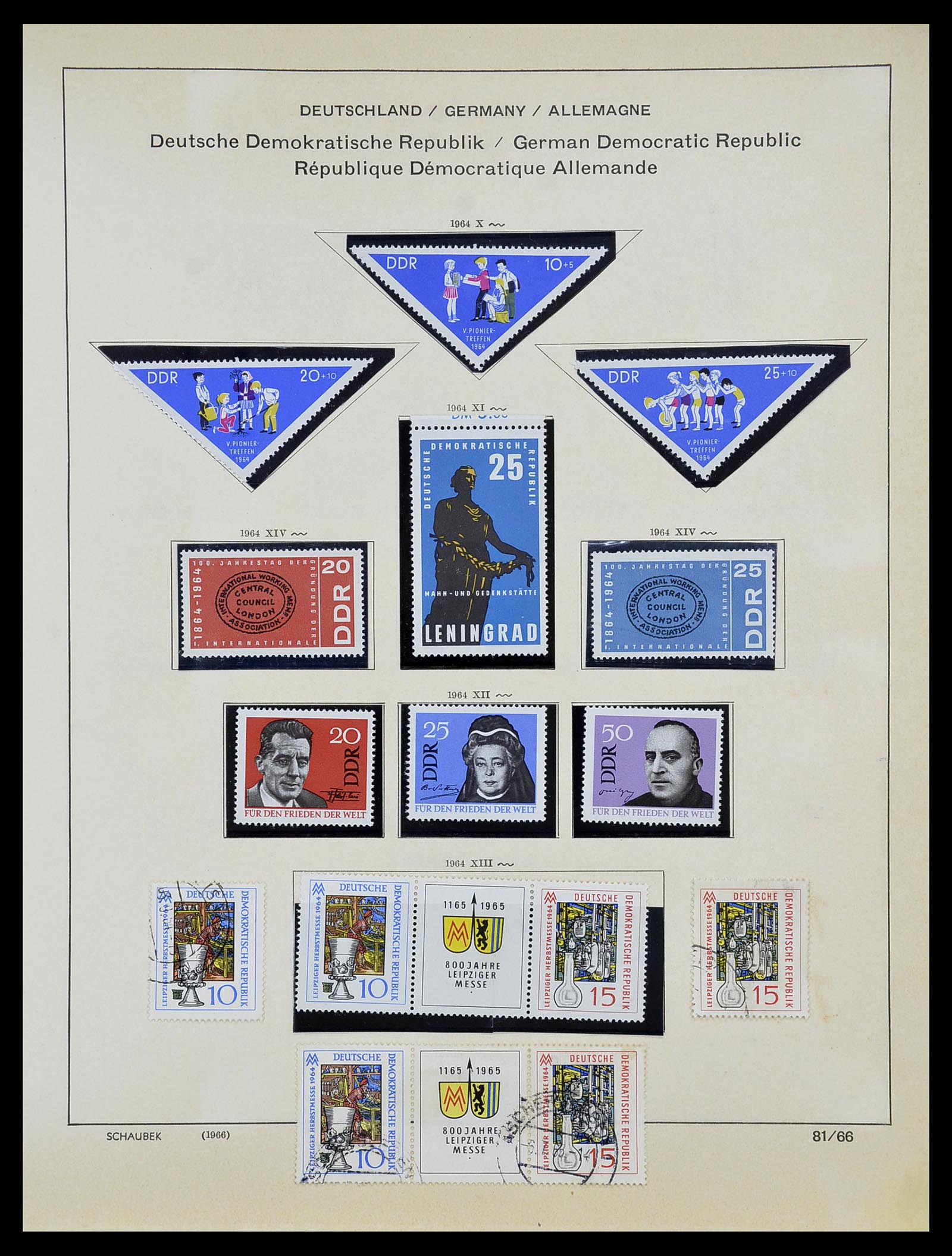 34608 072 - Postzegelverzameling 34608 Sovjet Zone en DDR 1945-1972.