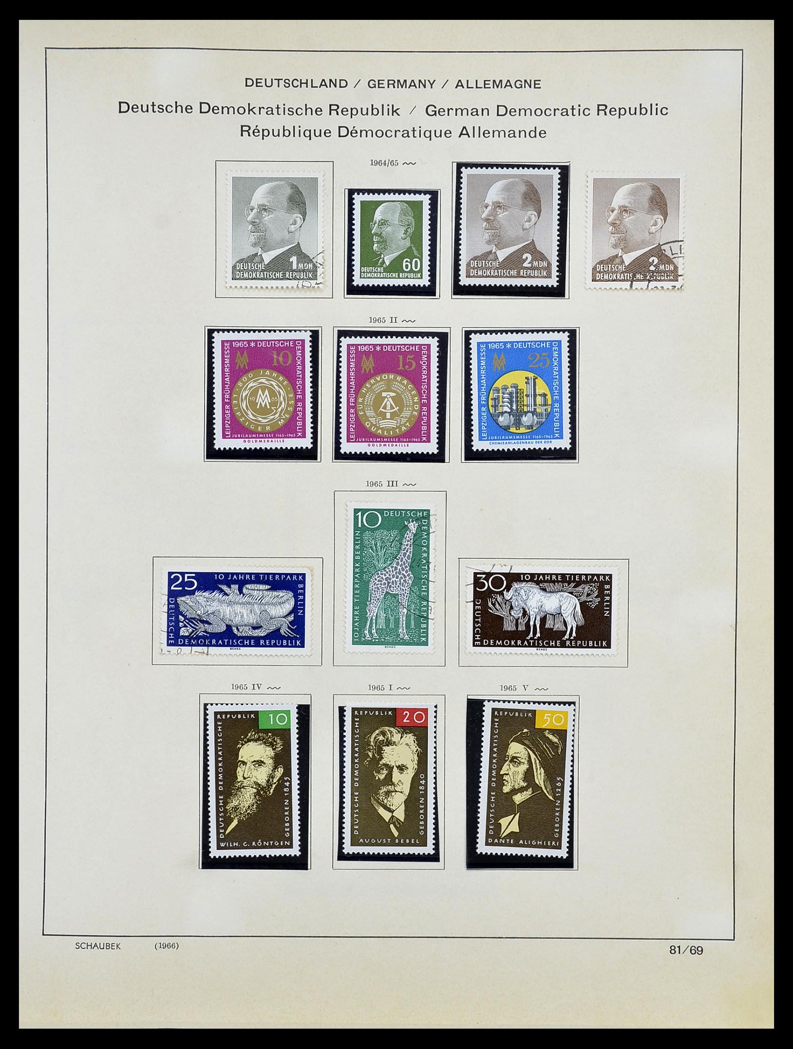 34608 075 - Stamp Collection 34608 Soviet Zone and GDR 1945-1972.