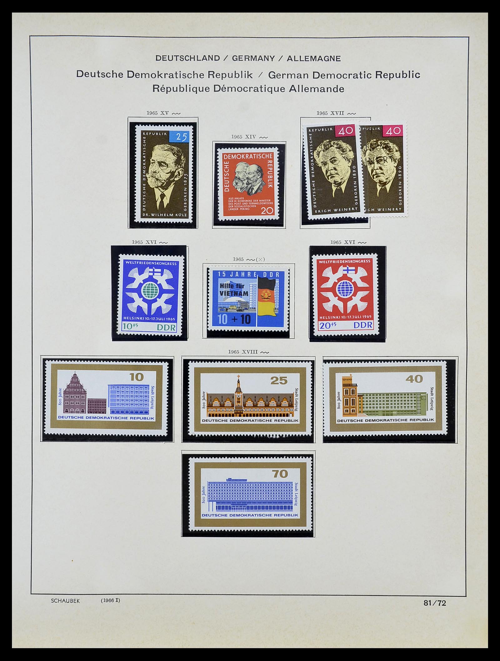 34608 078 - Postzegelverzameling 34608 Sovjet Zone en DDR 1945-1972.
