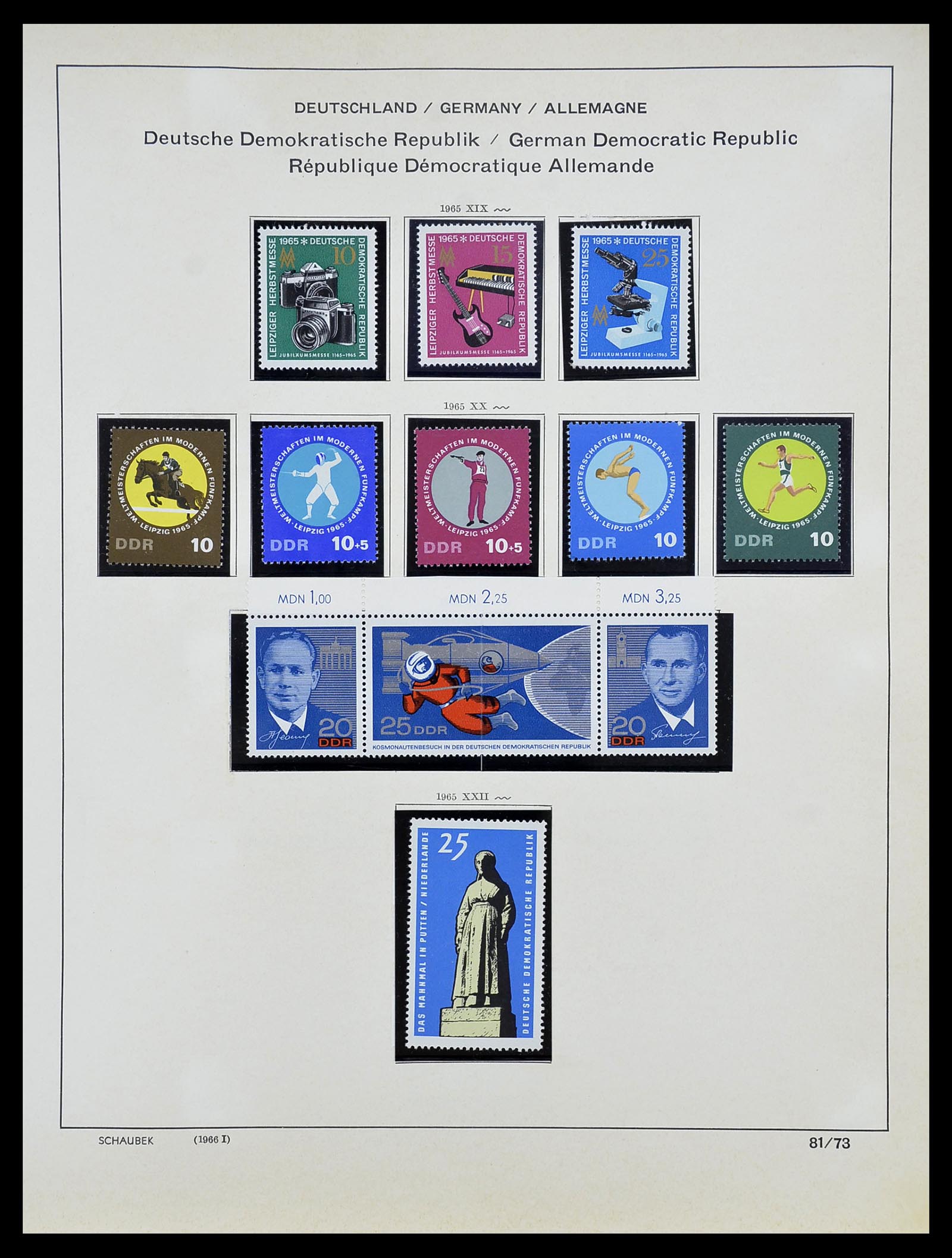 34608 079 - Postzegelverzameling 34608 Sovjet Zone en DDR 1945-1972.