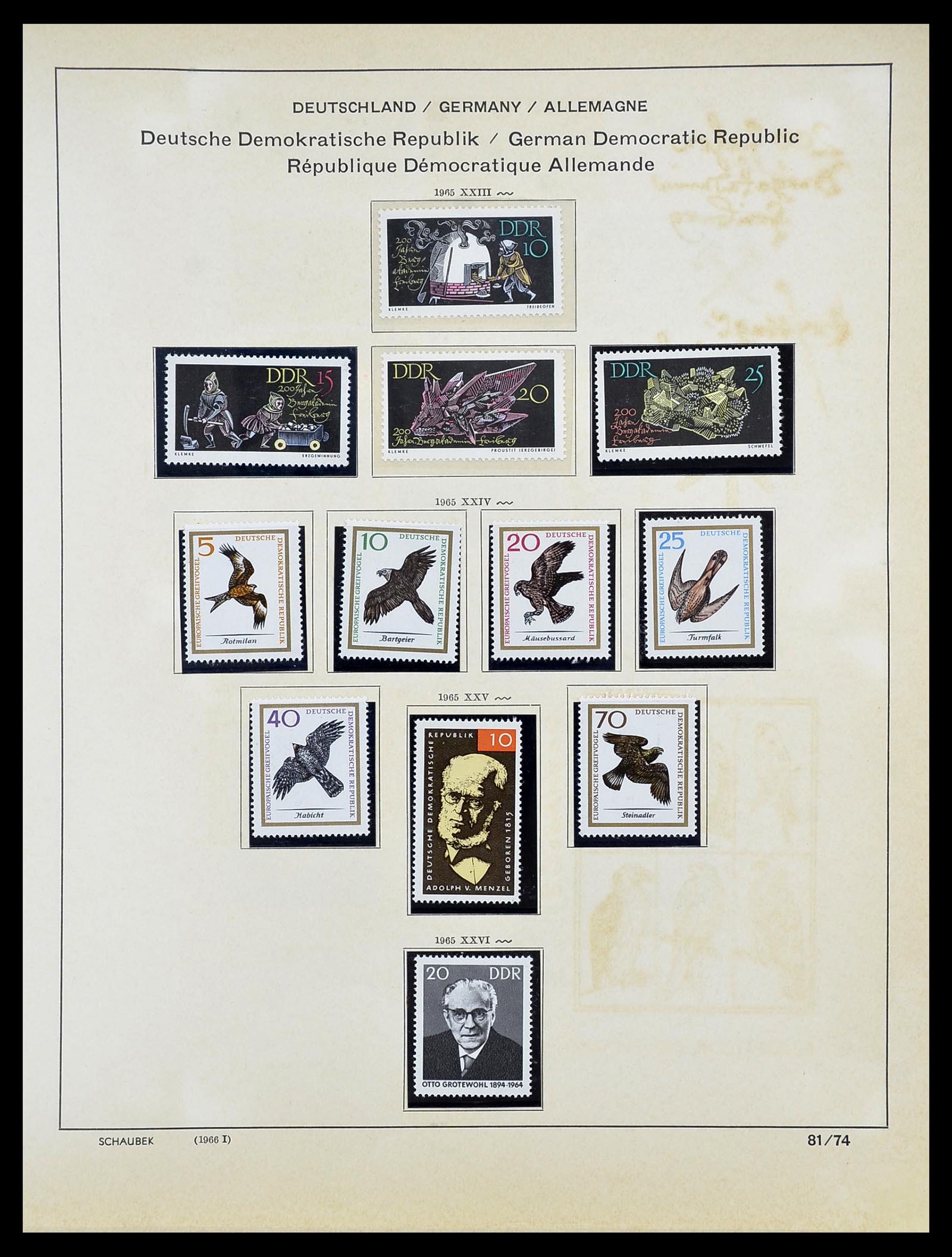34608 080 - Postzegelverzameling 34608 Sovjet Zone en DDR 1945-1972.