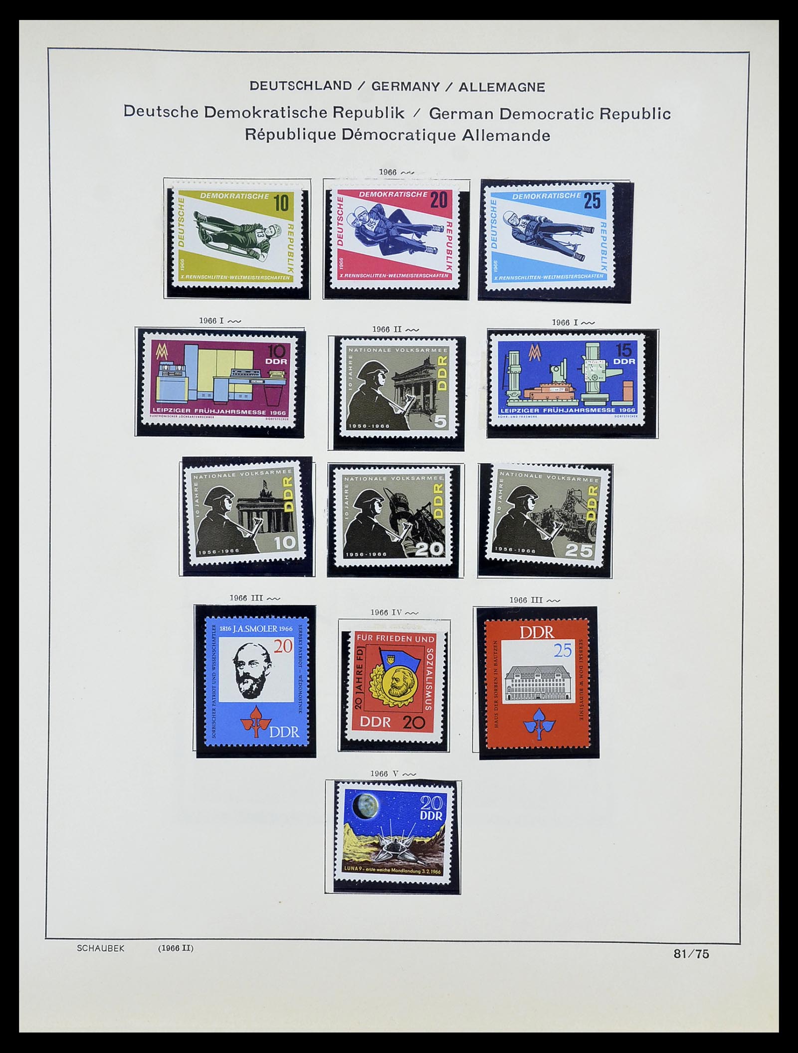 34608 081 - Postzegelverzameling 34608 Sovjet Zone en DDR 1945-1972.