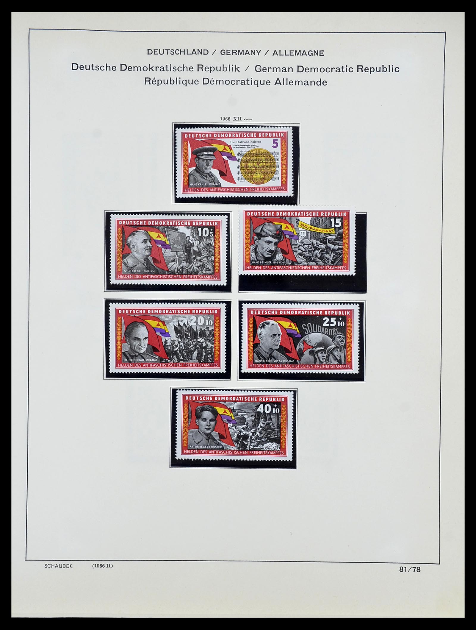 34608 084 - Stamp Collection 34608 Soviet Zone and GDR 1945-1972.